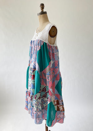 Reworked 1930s Summer Quilt Dress