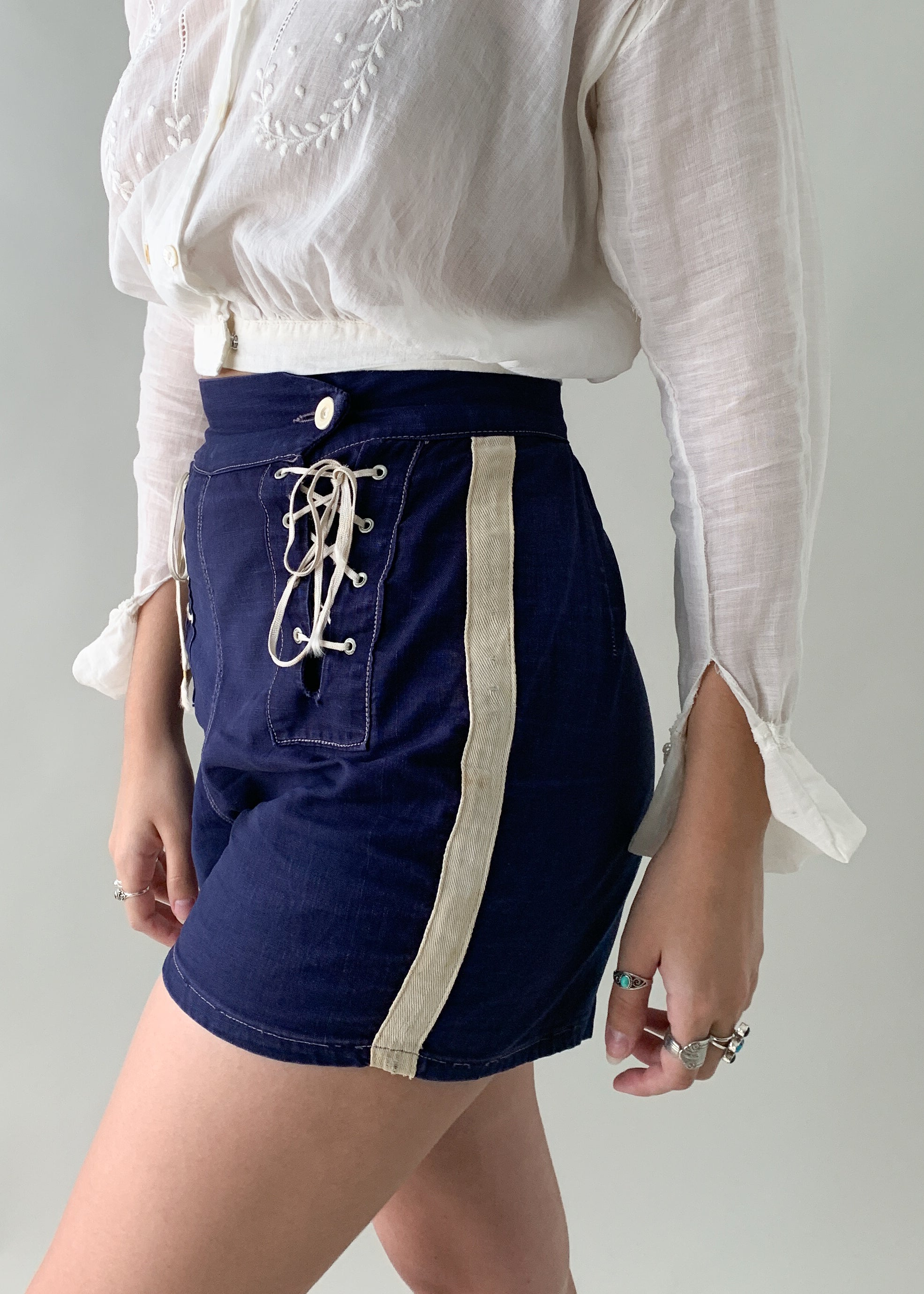 Vintage 1930s Sailor Shorts