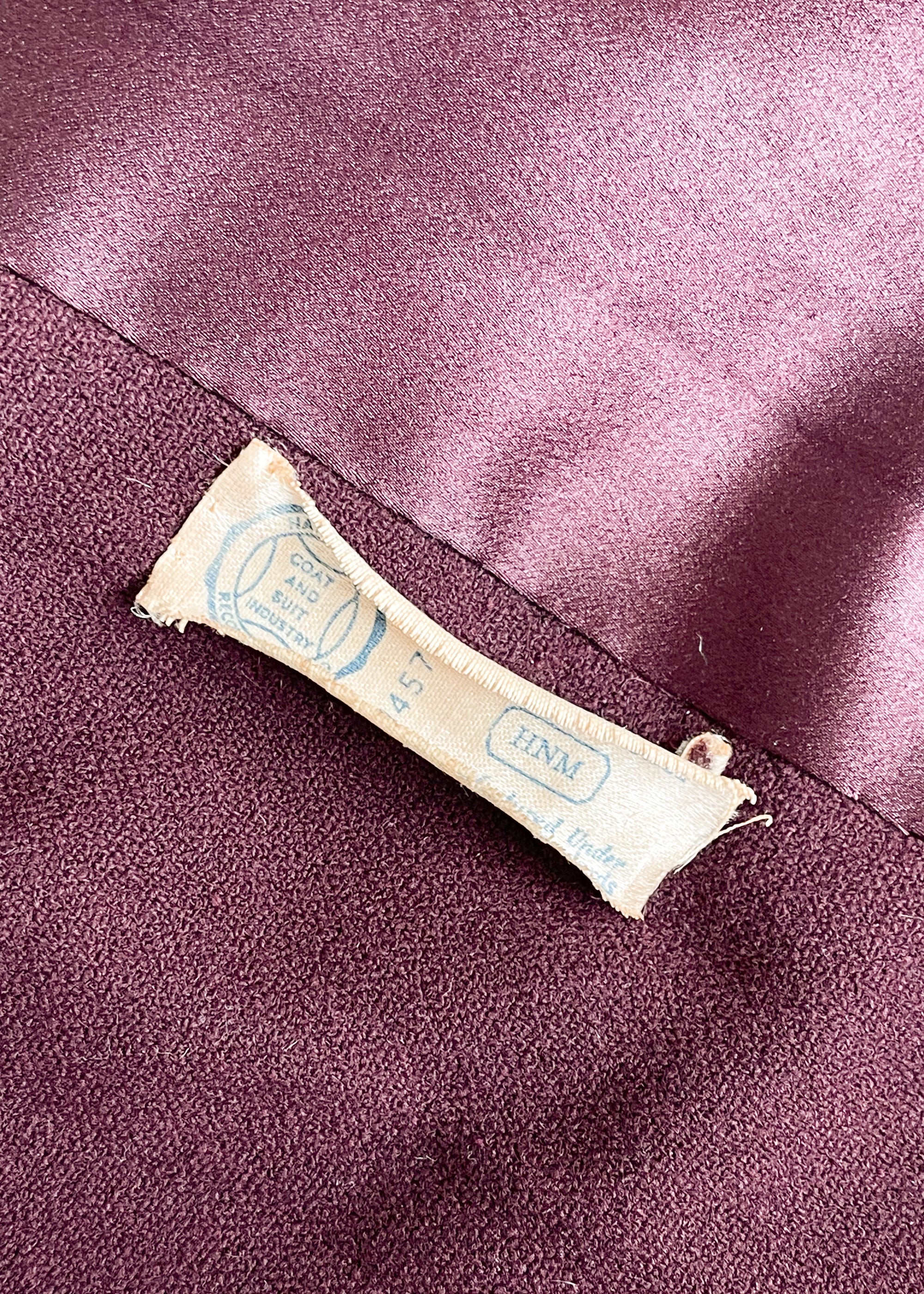 Vintage Late 1930s Boucle Winter Coat