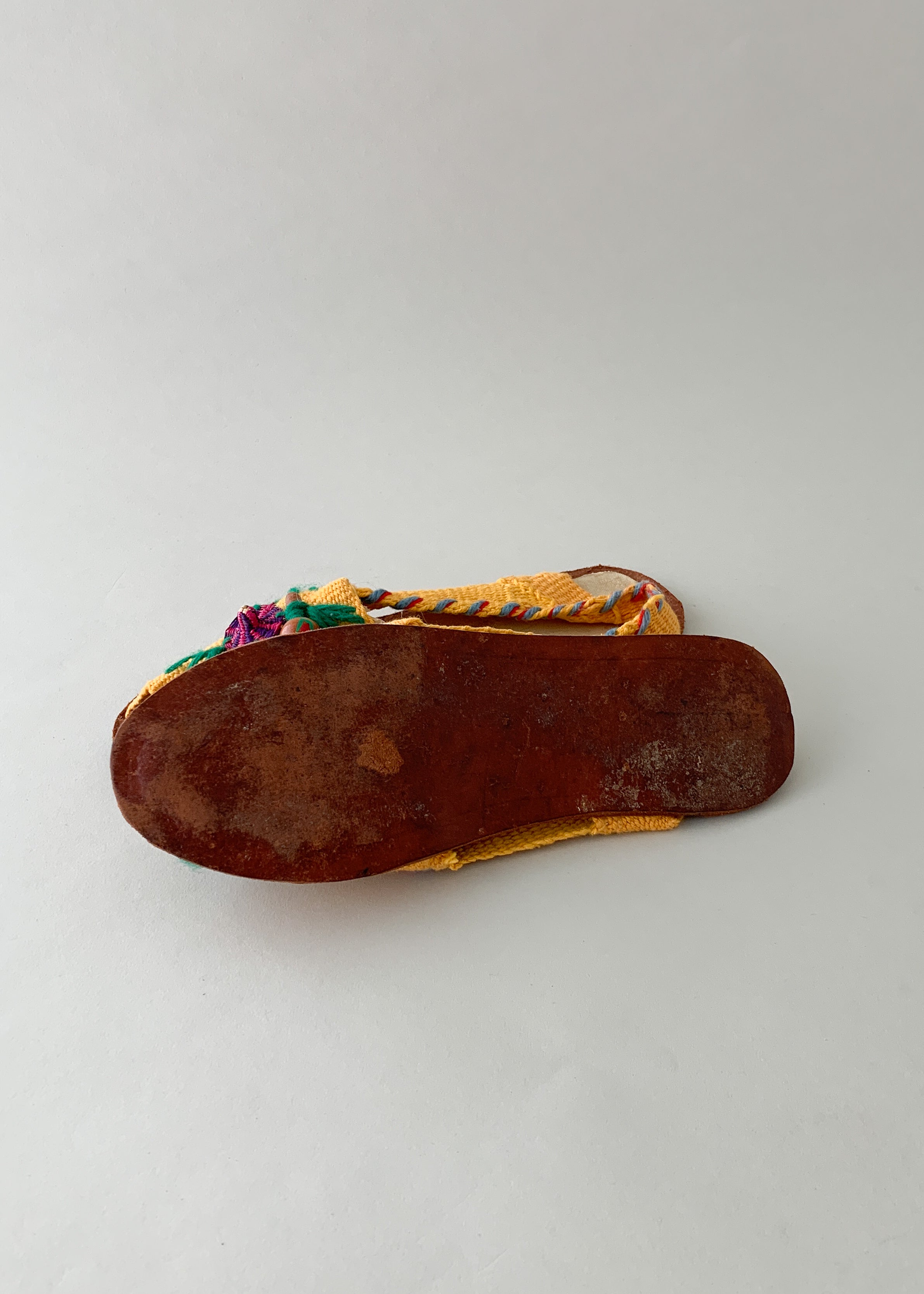Vintage Souvenir Knit Sandals