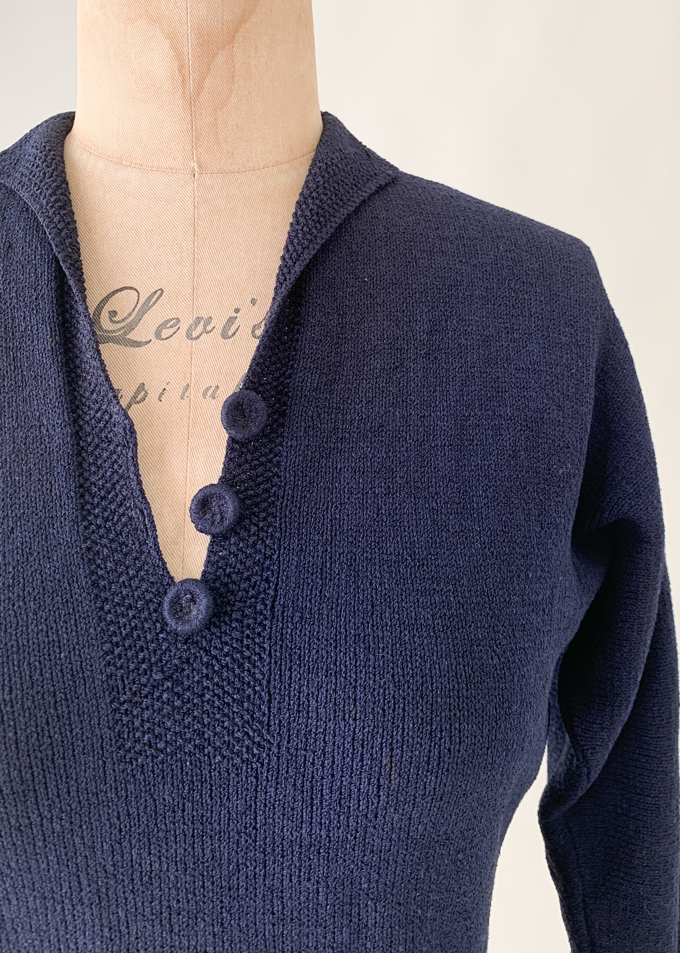 Vintage 1940s Sweater with Tassels