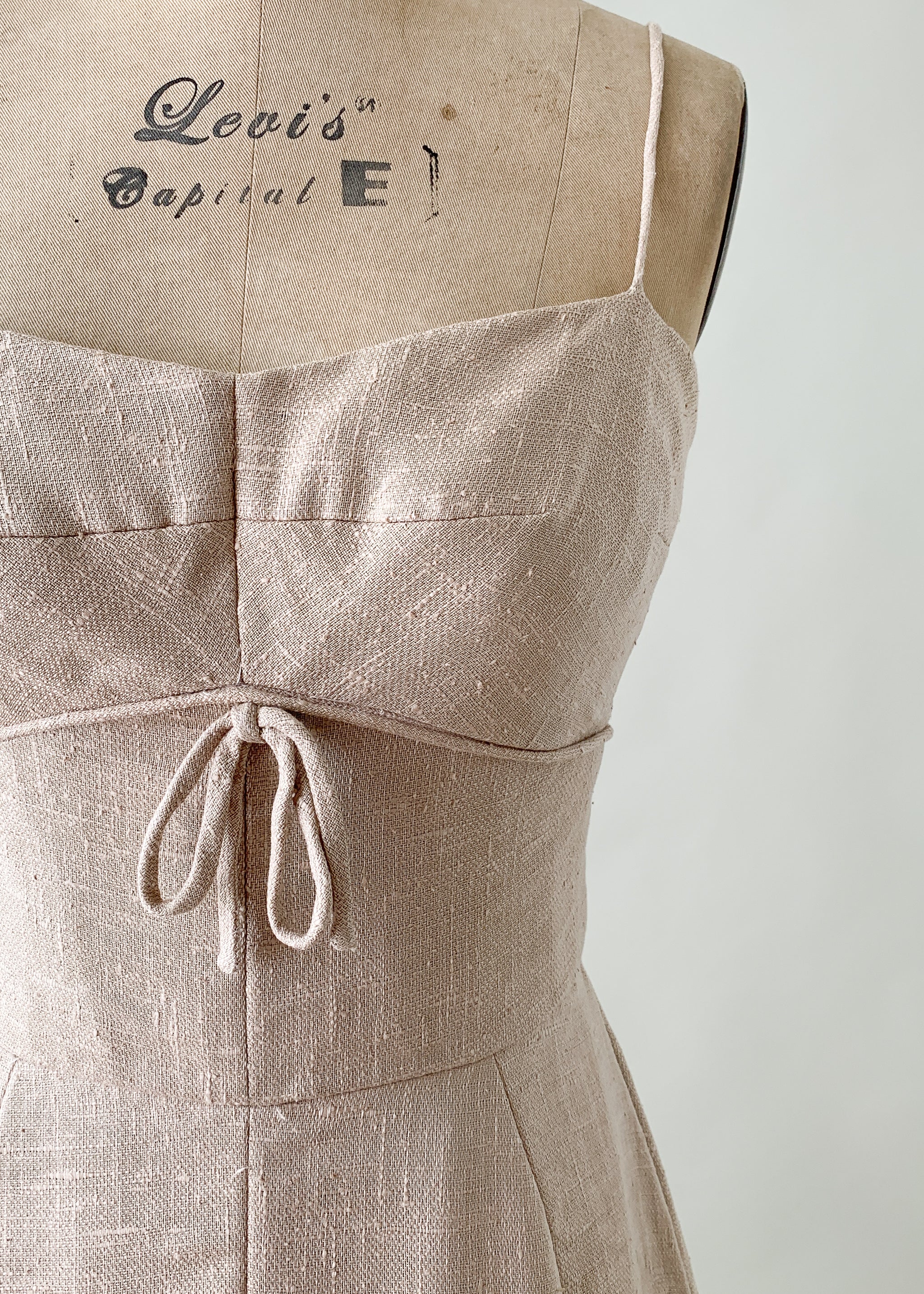 Vintage 1950s Hattie Carnegie Linen Dress Vintage 1950s Hattie Carnegie Linen Dress