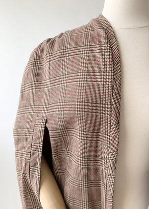 Vintage Late 1940s Wool Cape