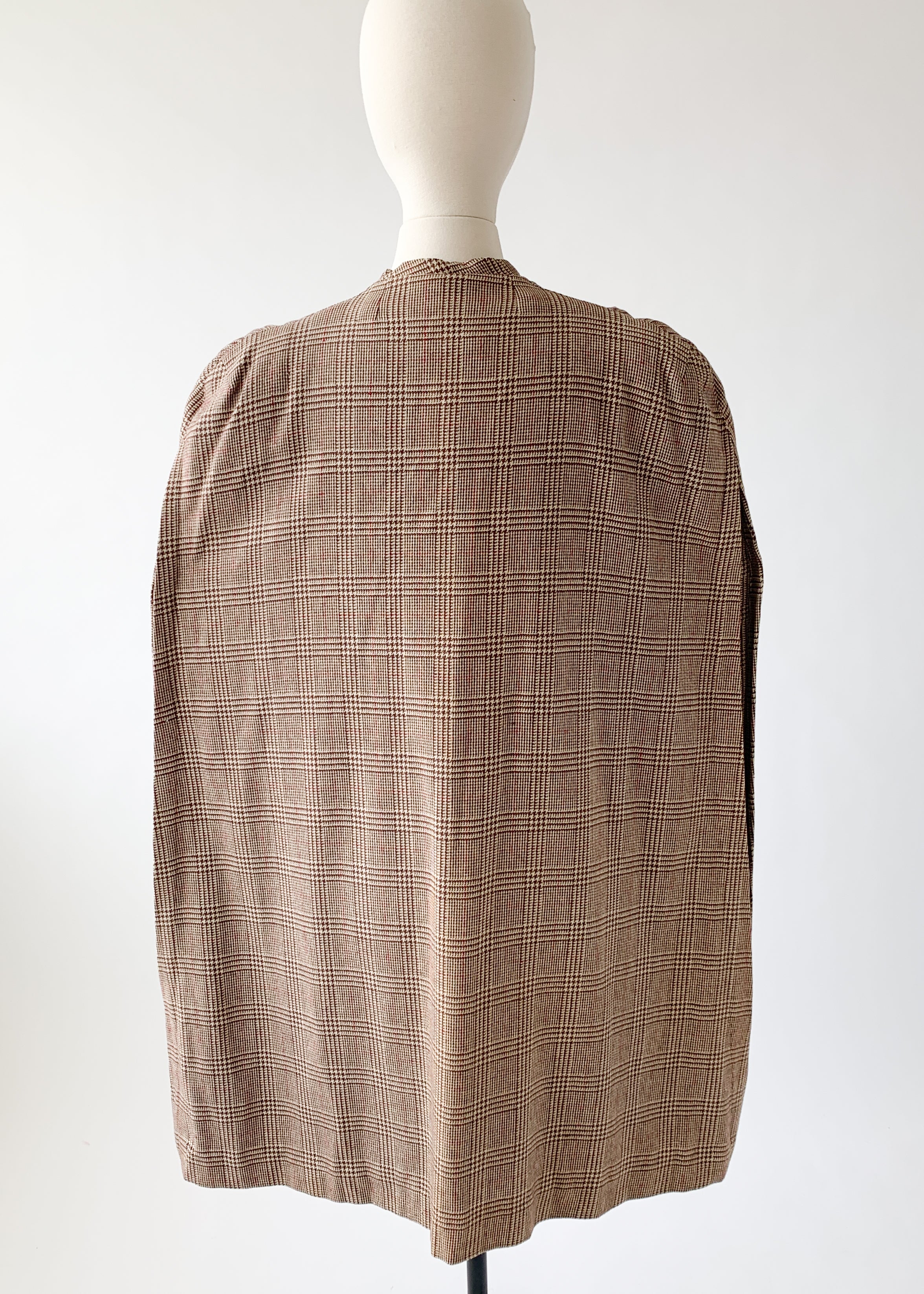 Vintage Late 1940s Wool Cape