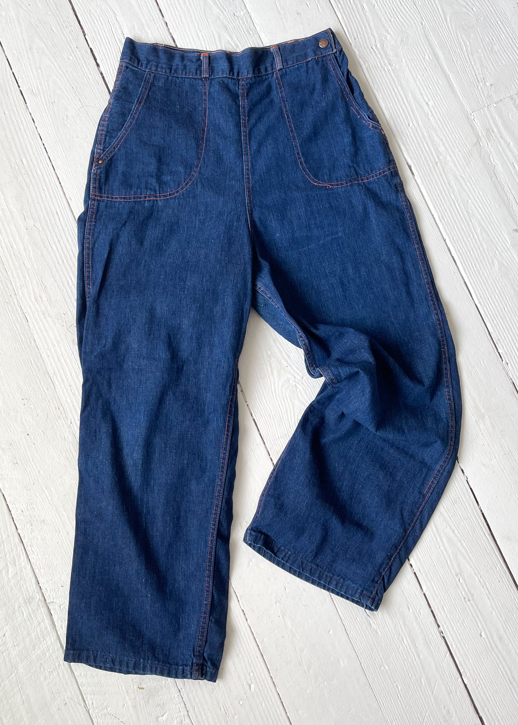 新作ウエア 1950s Vintage Side Vintage Raleigh - Jeans Zip パンツ