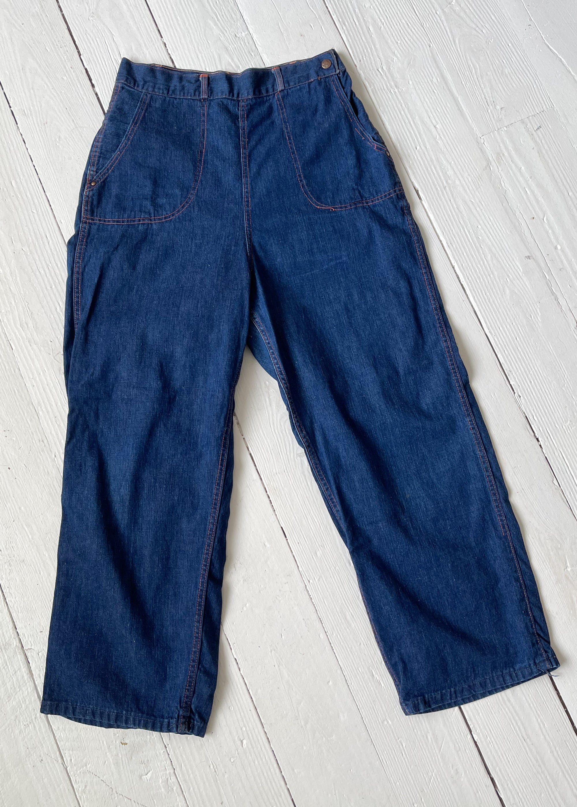 Vintage 1950s Side Zip Jeans - Raleigh Vintage