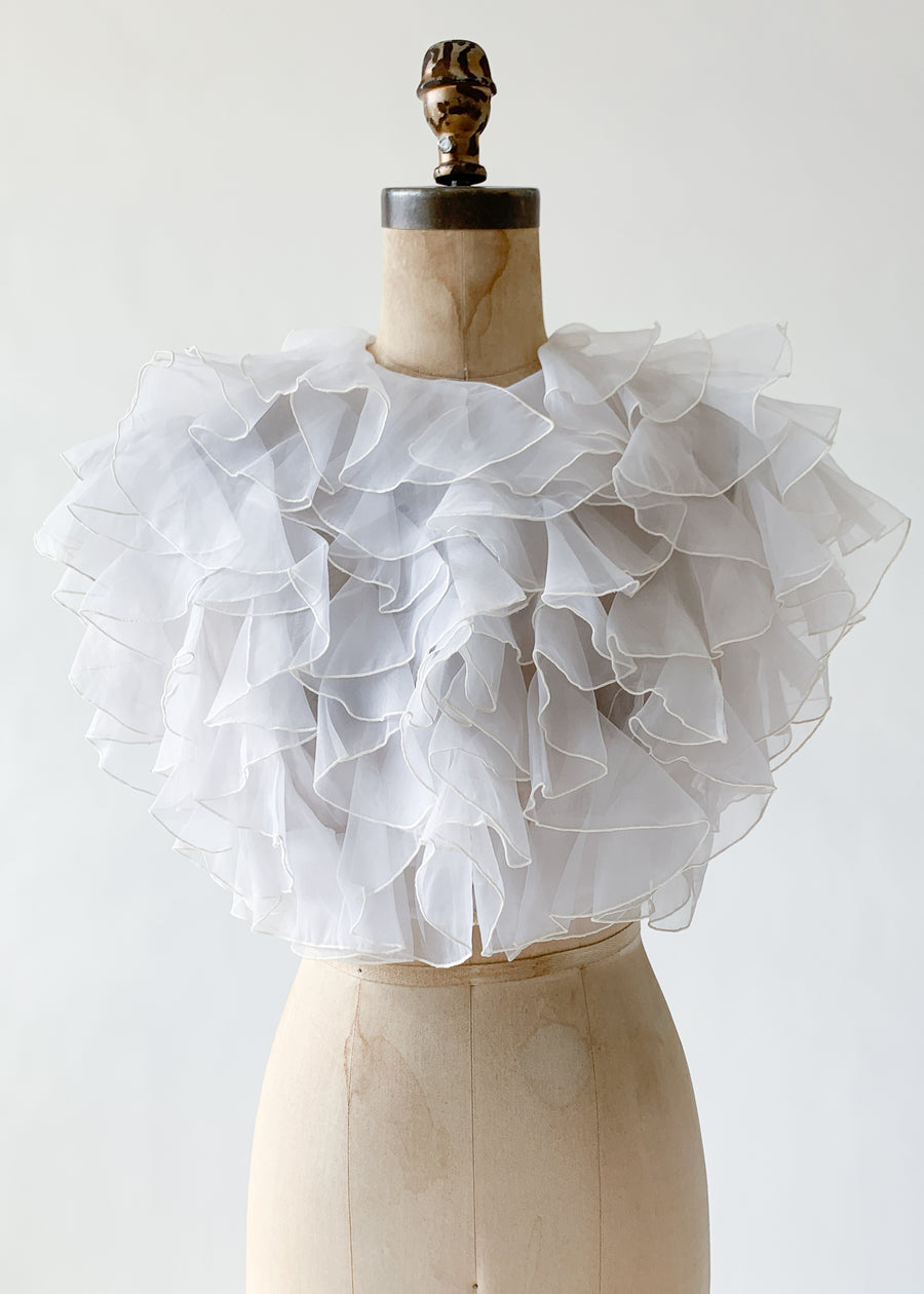 Vintage 1950s Ruffle Shirt