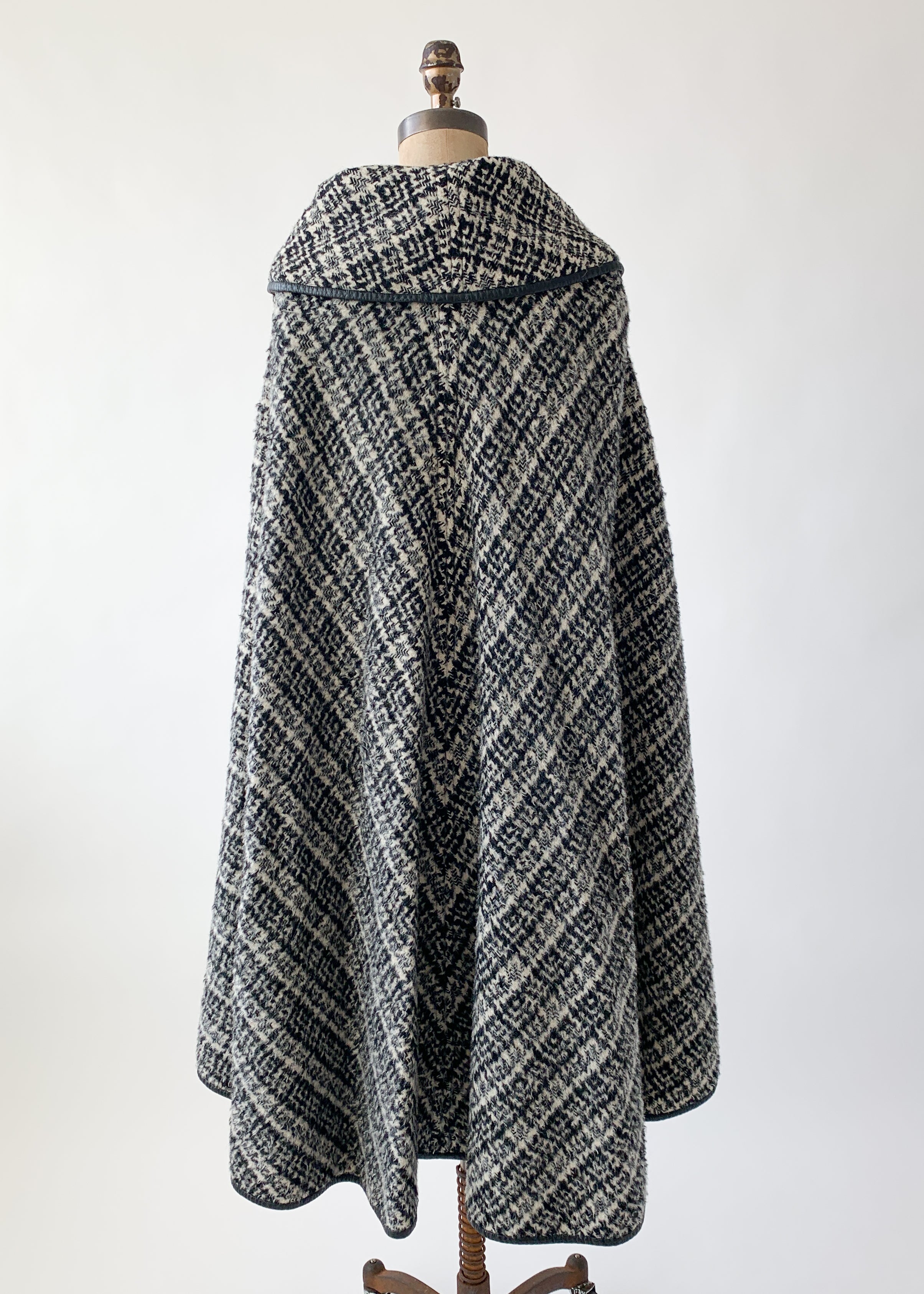 Vintage 1960s Bonnie Cashin Mohair Cape