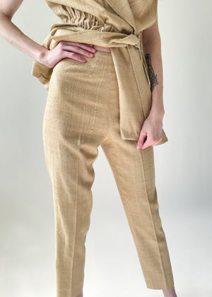 Vintage 1960s Pucci Raw Silk Pant Suit