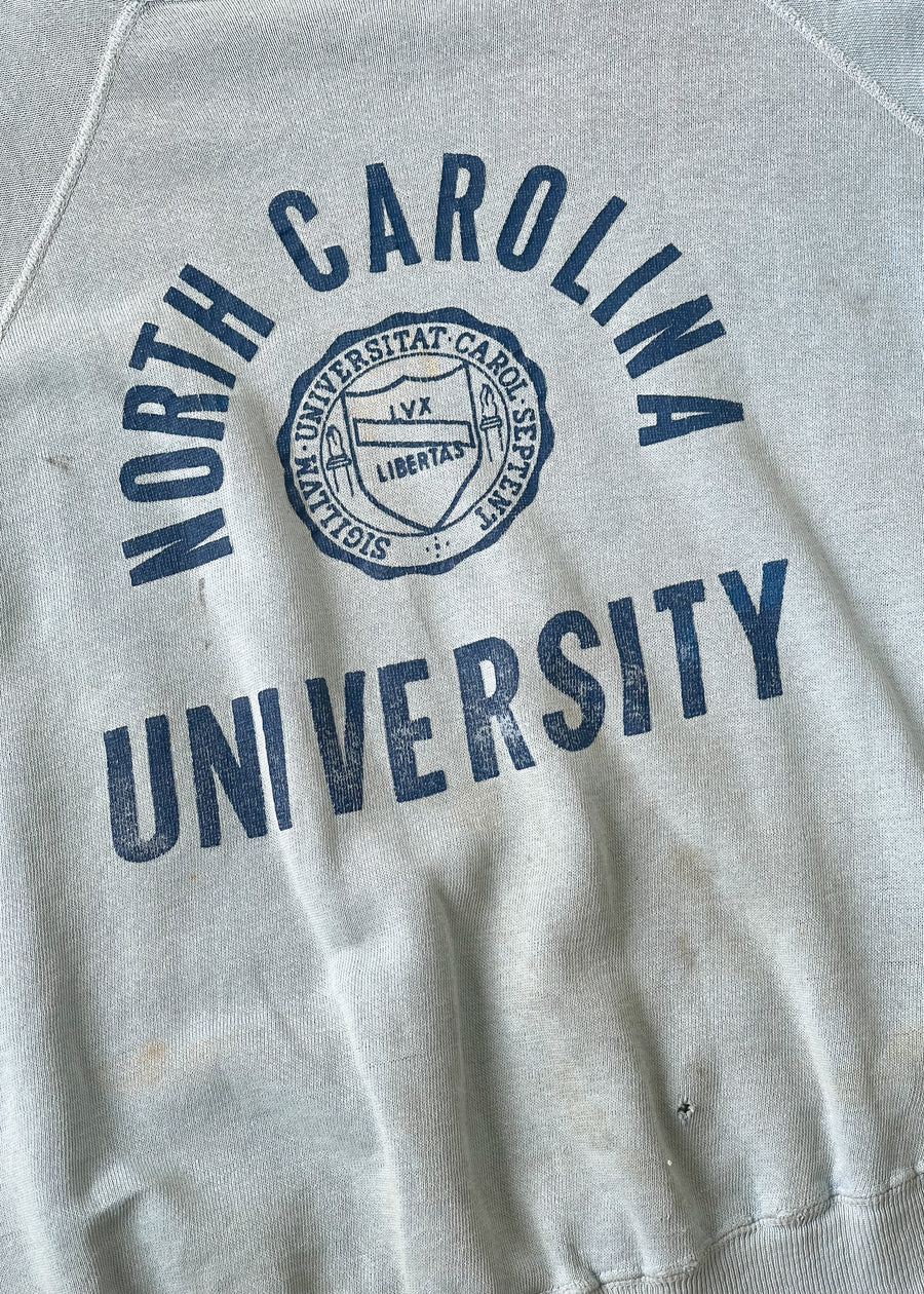 Vintage 1960s UNC Chapel Hill Short Sleeve Sweatshirt