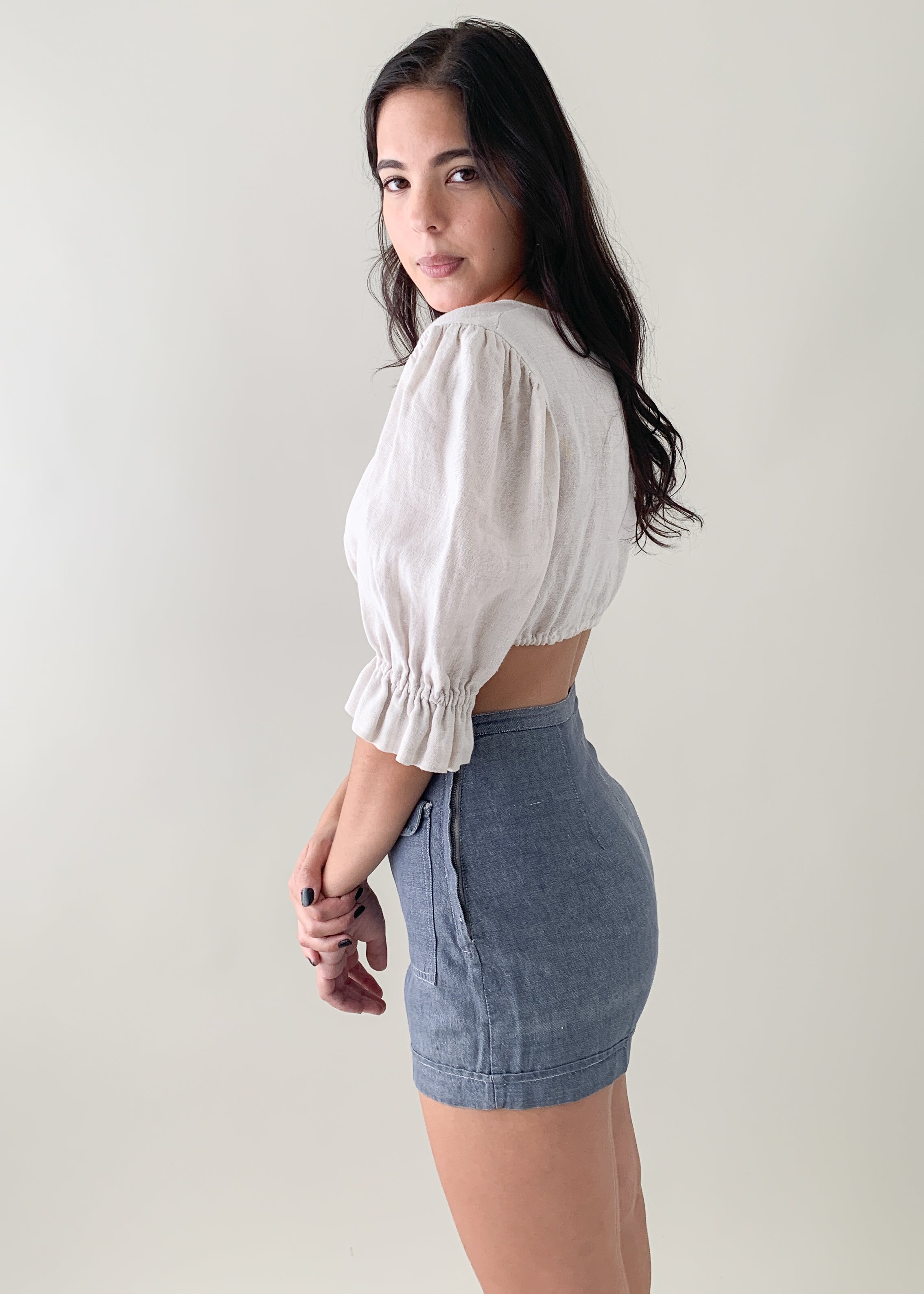 Vintage Cropped Top