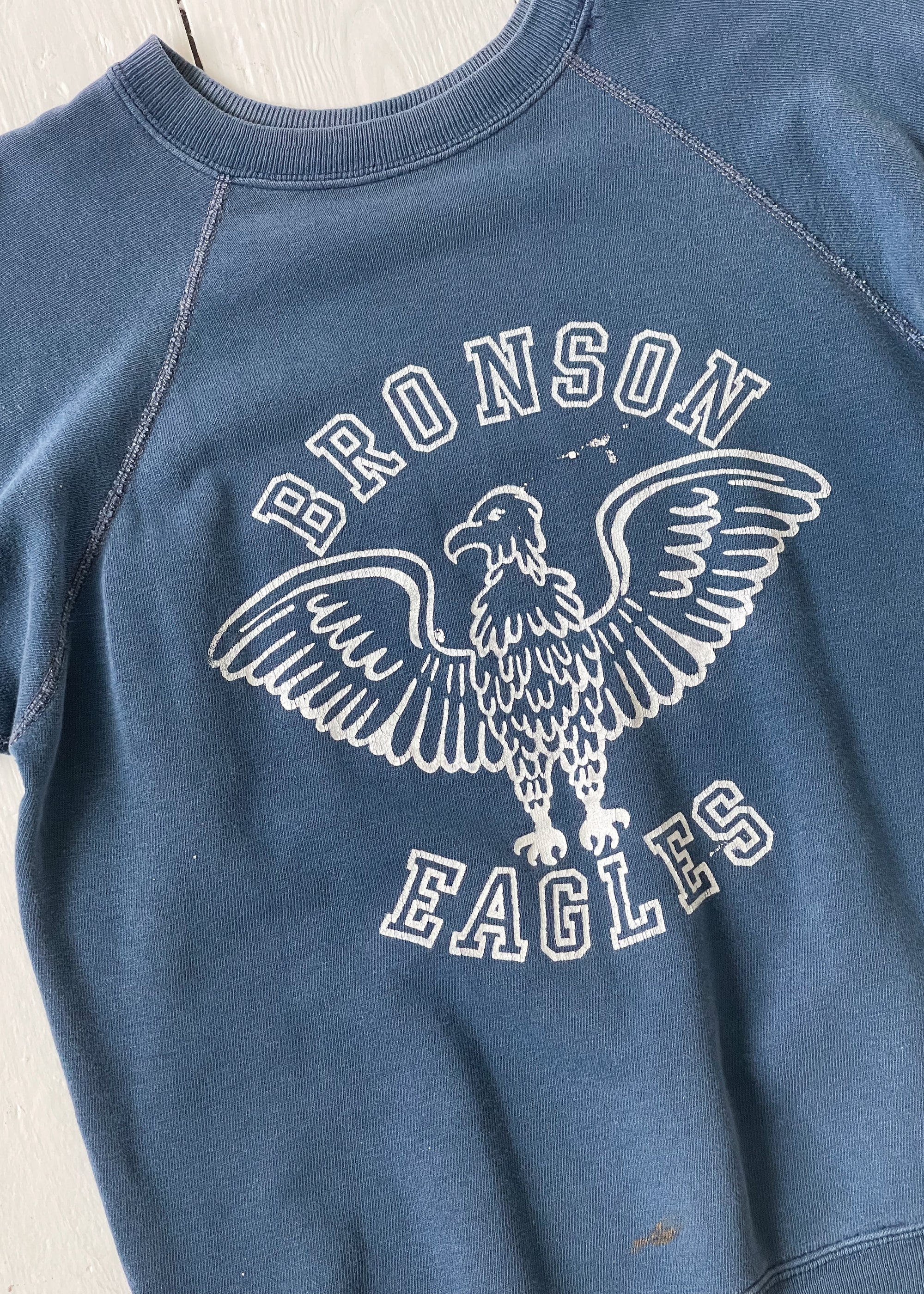 Vintage 1960s Bronson Eagles Short Sleeve Sweatshirt