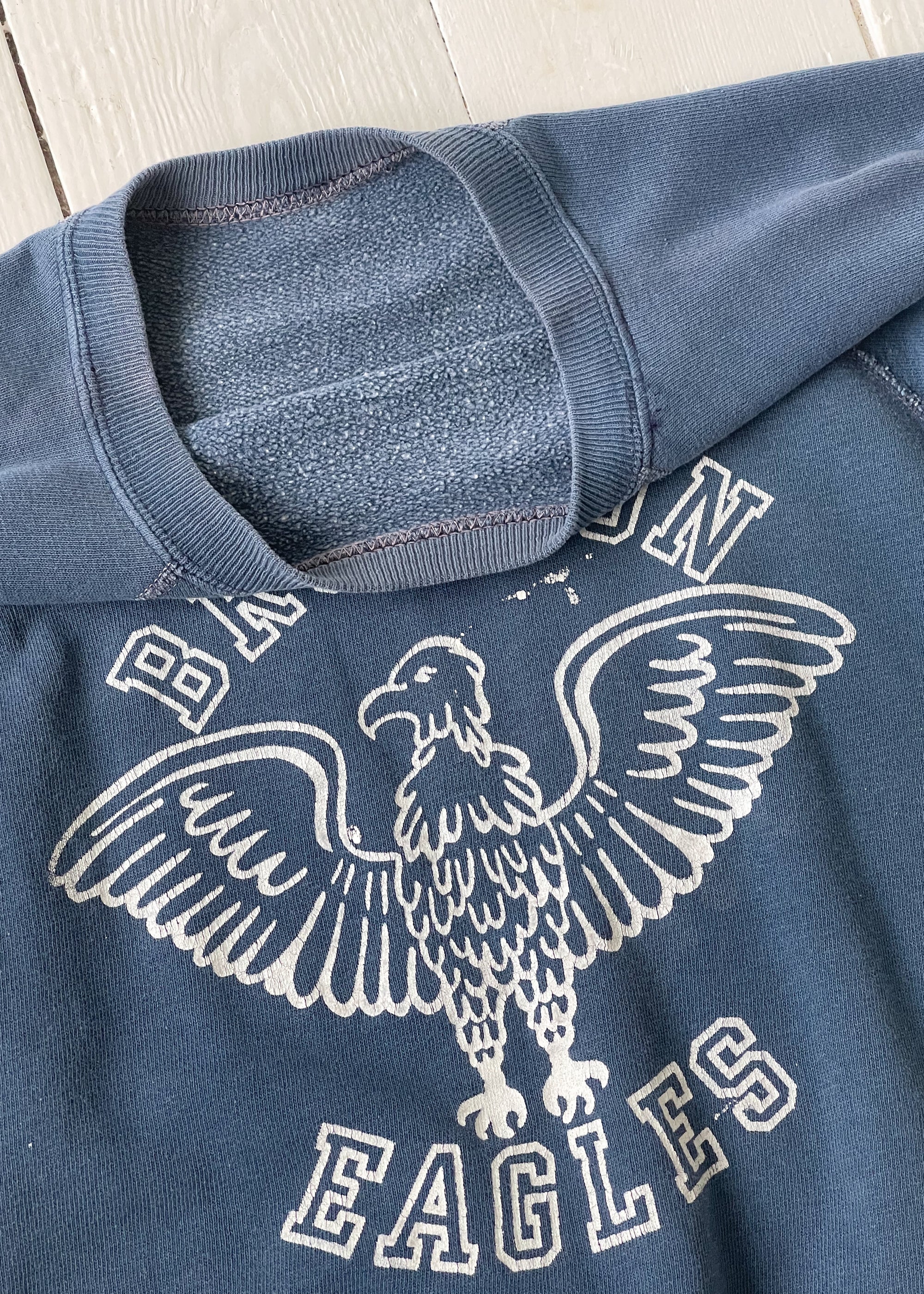 Vintage 1960s Bronson Eagles Short Sleeve Sweatshirt