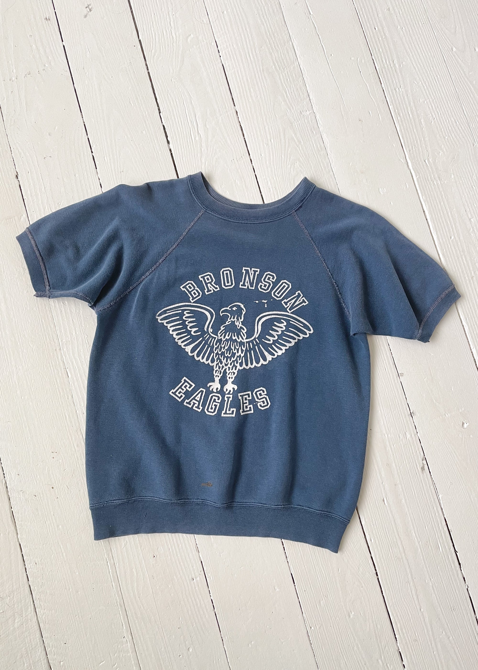 Vintage 1960s Bronson Eagles Short Sleeve Sweatshirt