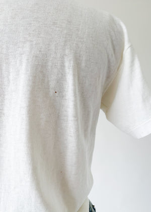 Vintage 1960s Plain White Favorite T-Shirt
