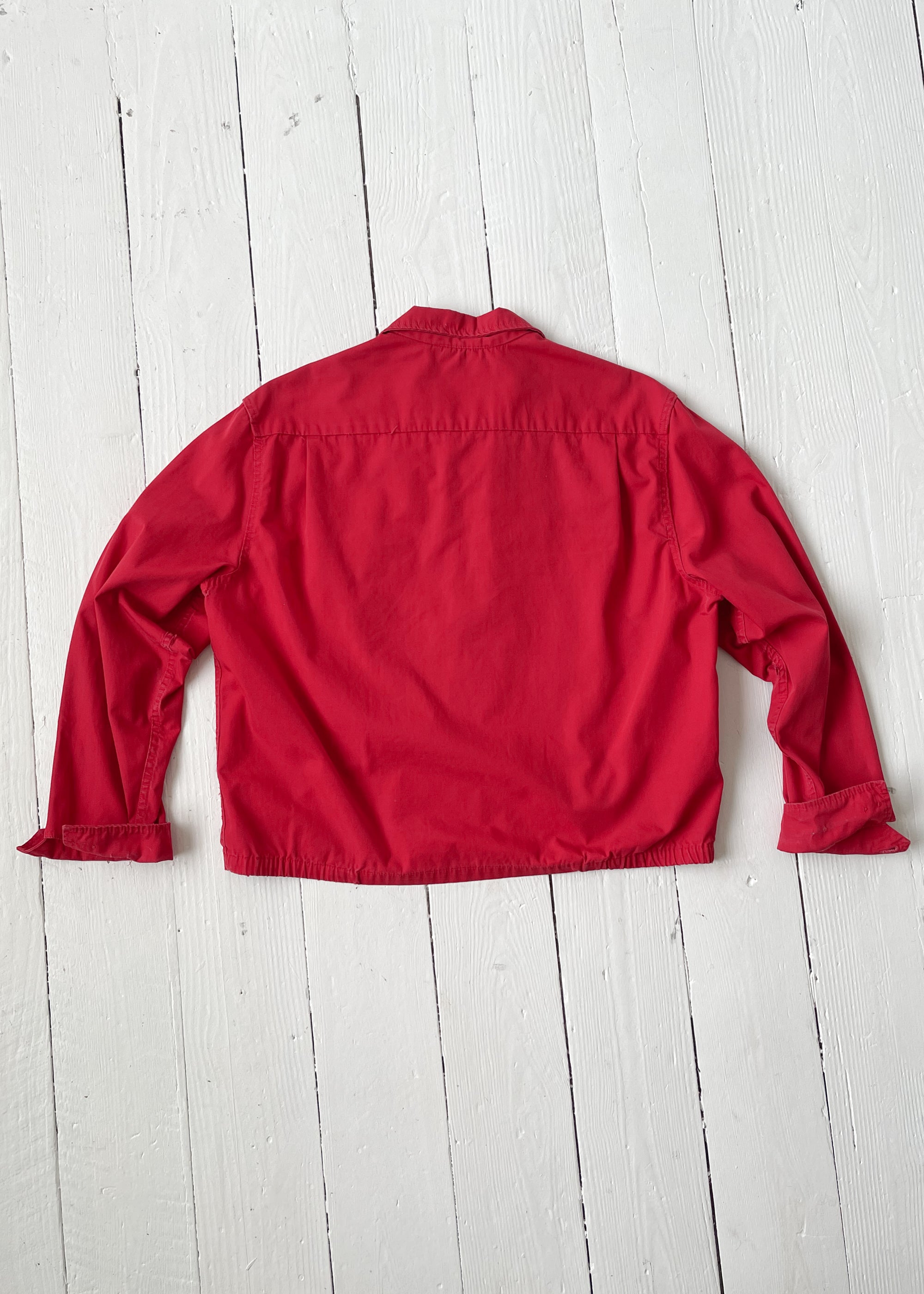 Vintage 1960s BSA Red Windbreaker Jacket