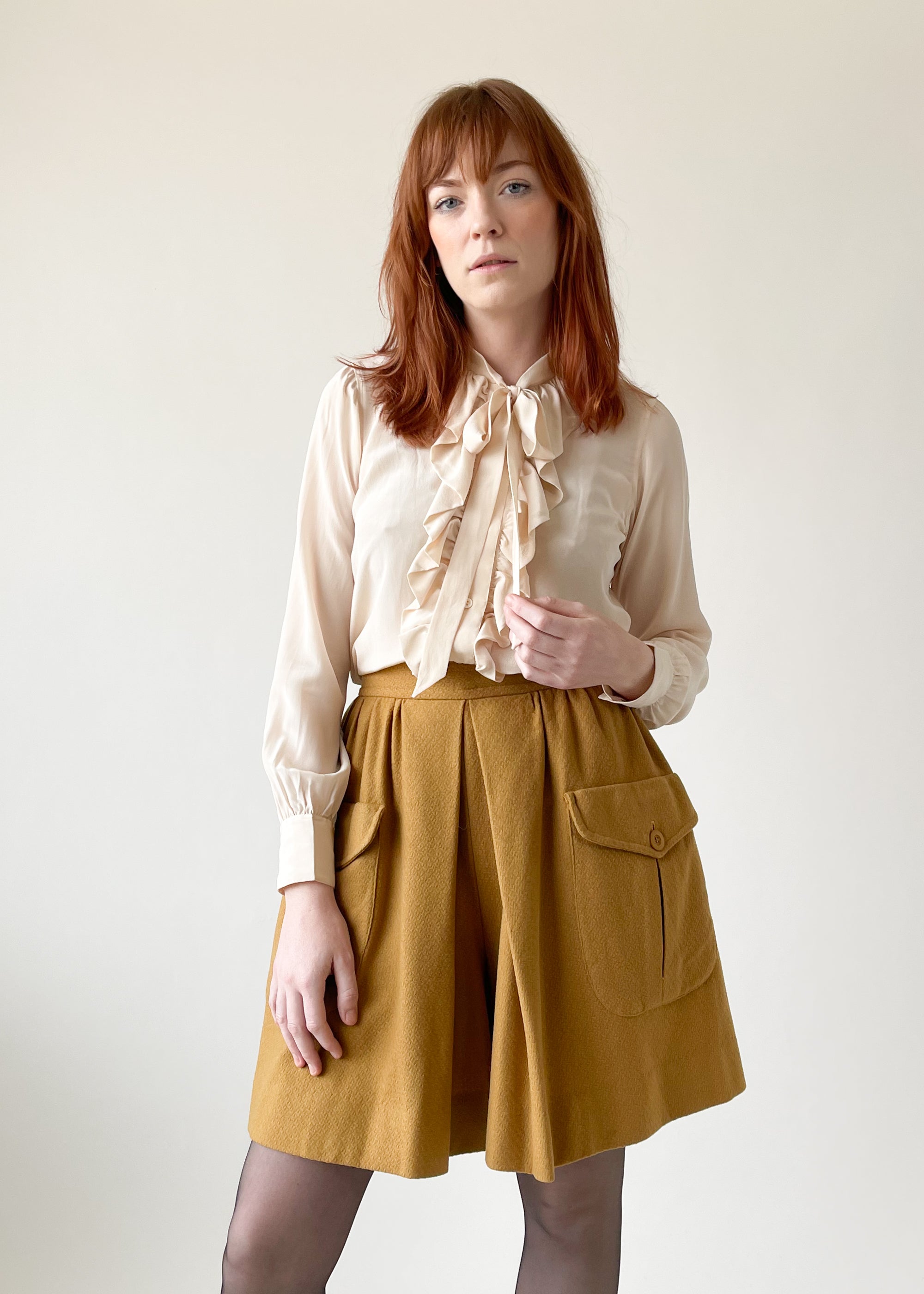 Vintage 1960s Wool Shorts