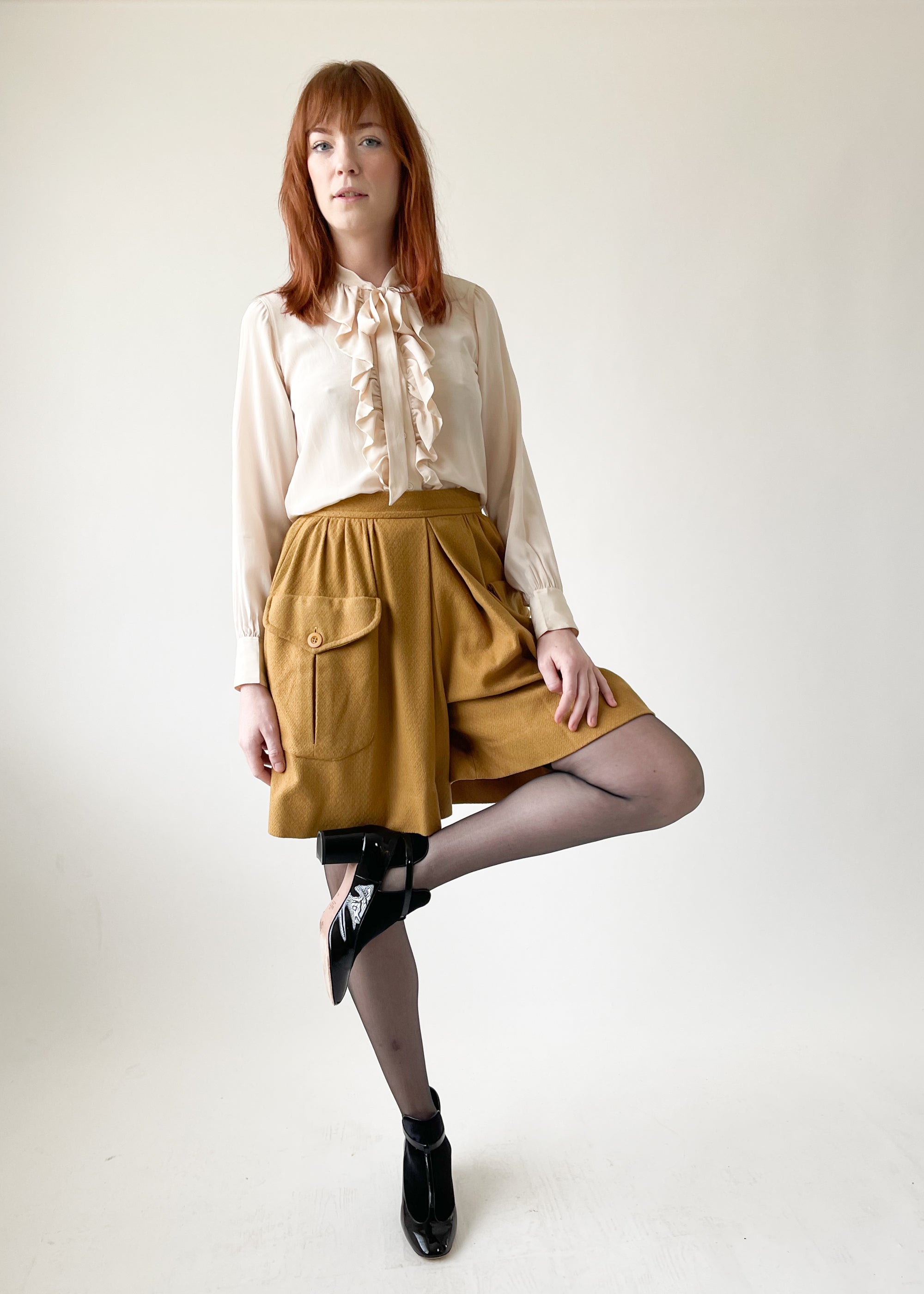 Vintage 1960s Wool Shorts