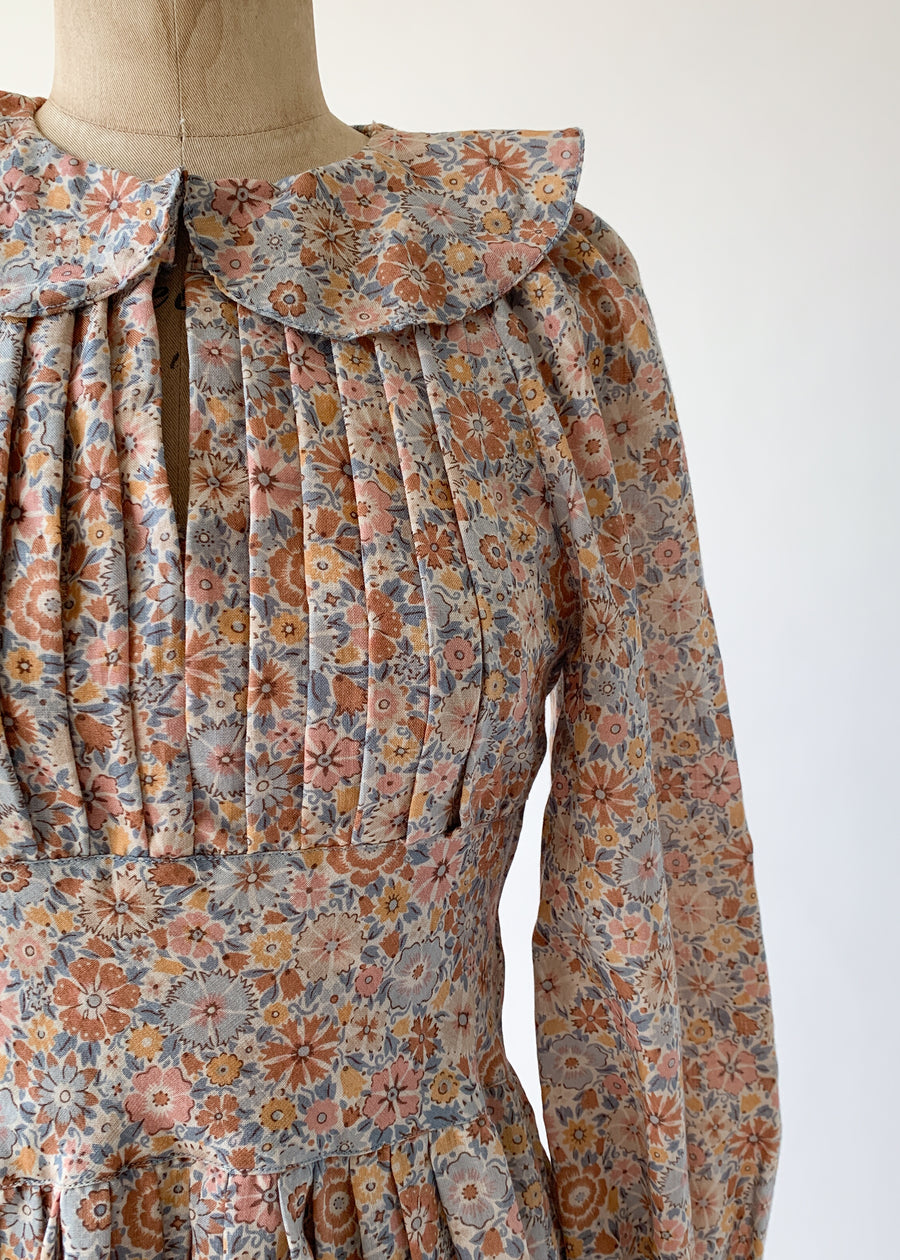 Vintage 1970s Albert Nippon Wool Dress