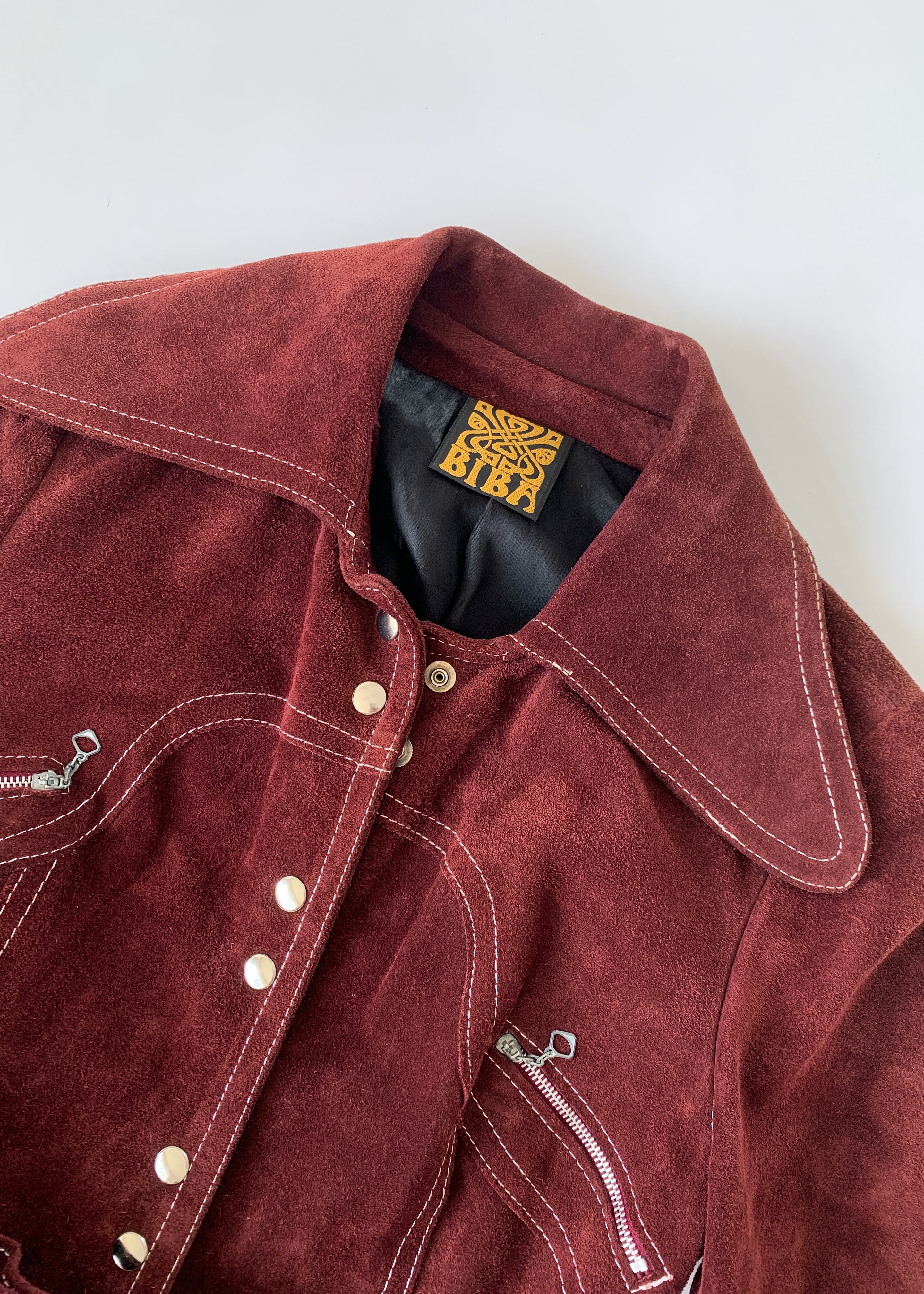 Vintage 1960s Biba Suede Coat