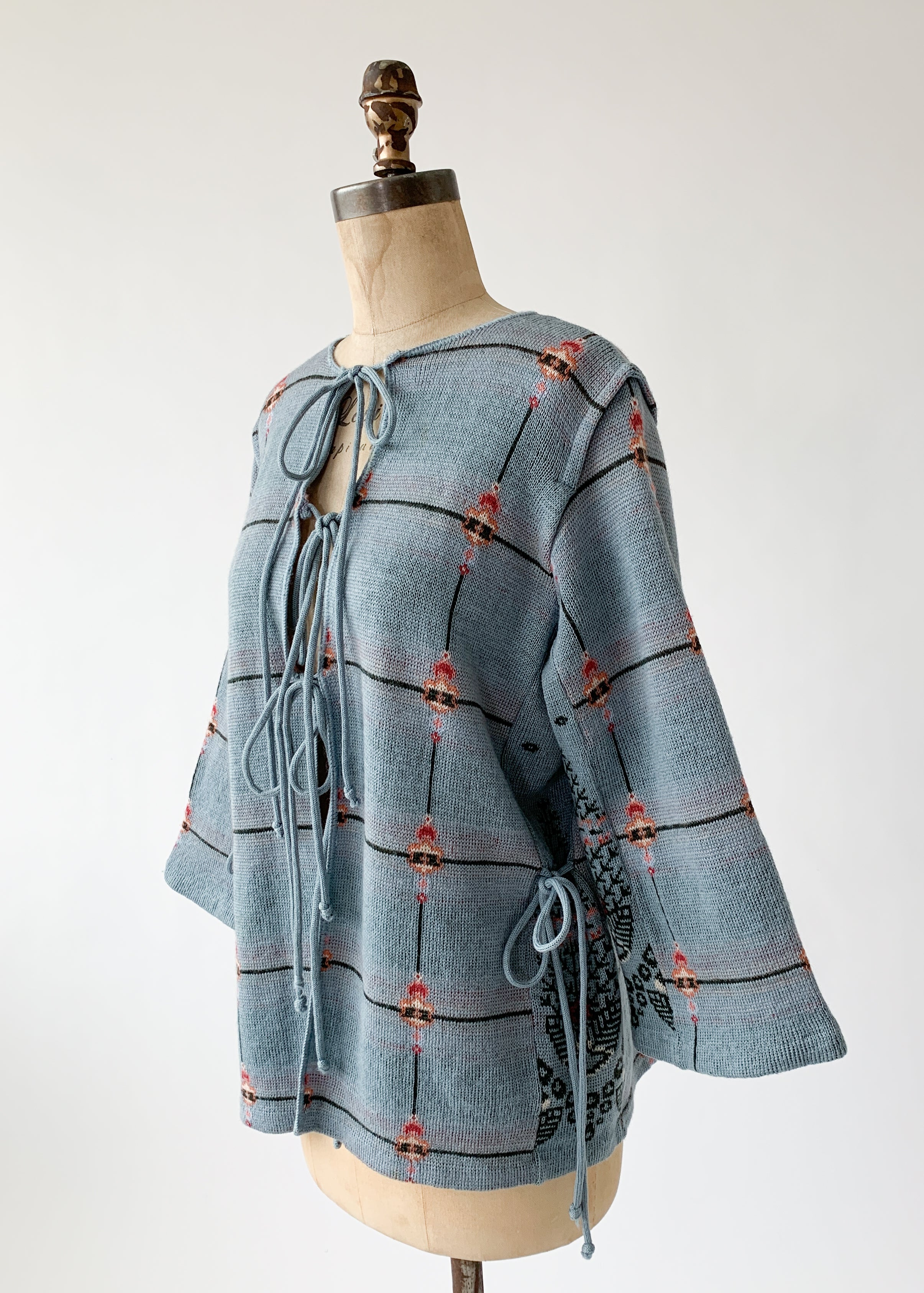 Vintage 1970s Bill Gibb Knit Cardigan
