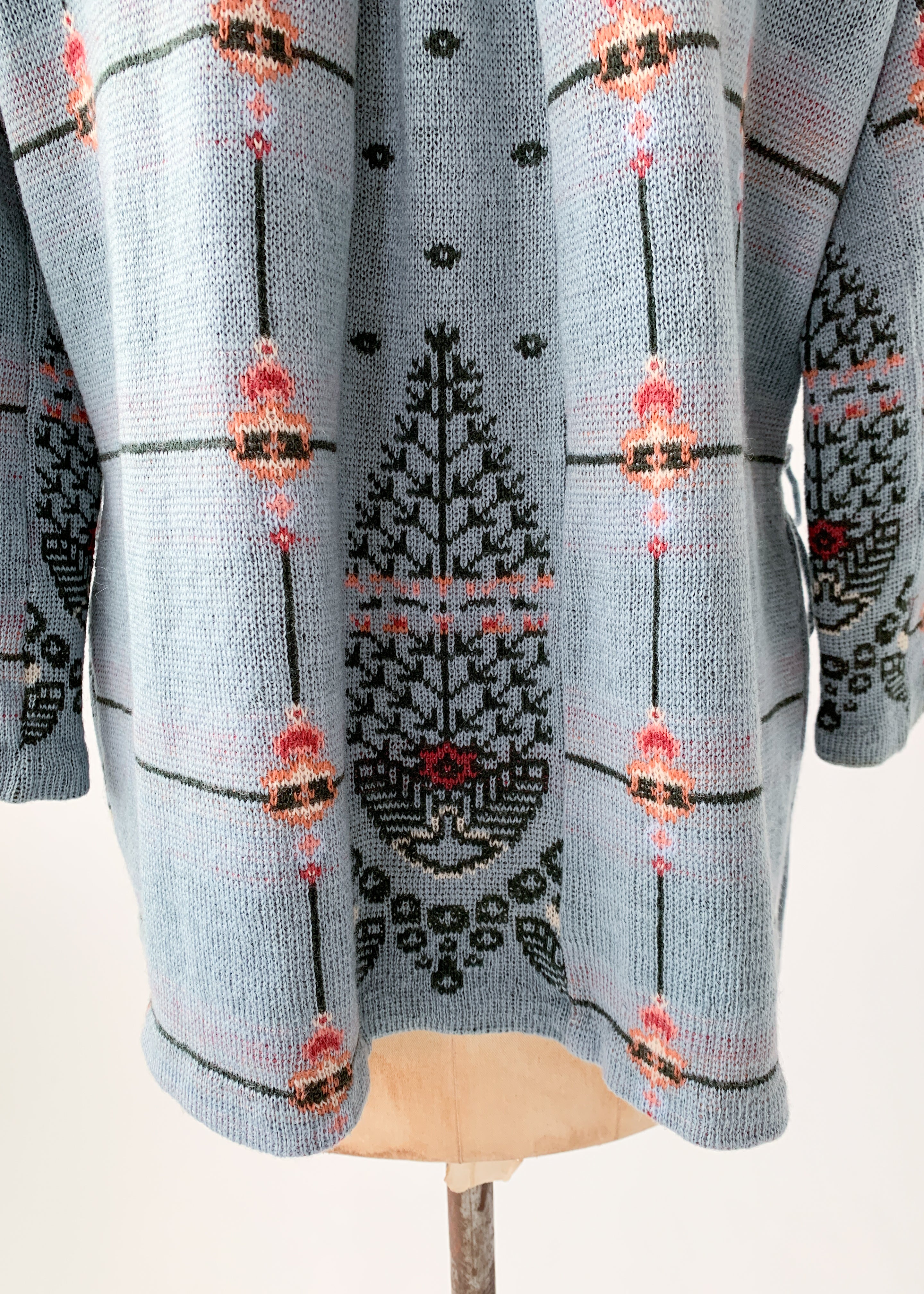 Vintage 1970s Bill Gibb Knit Cardigan