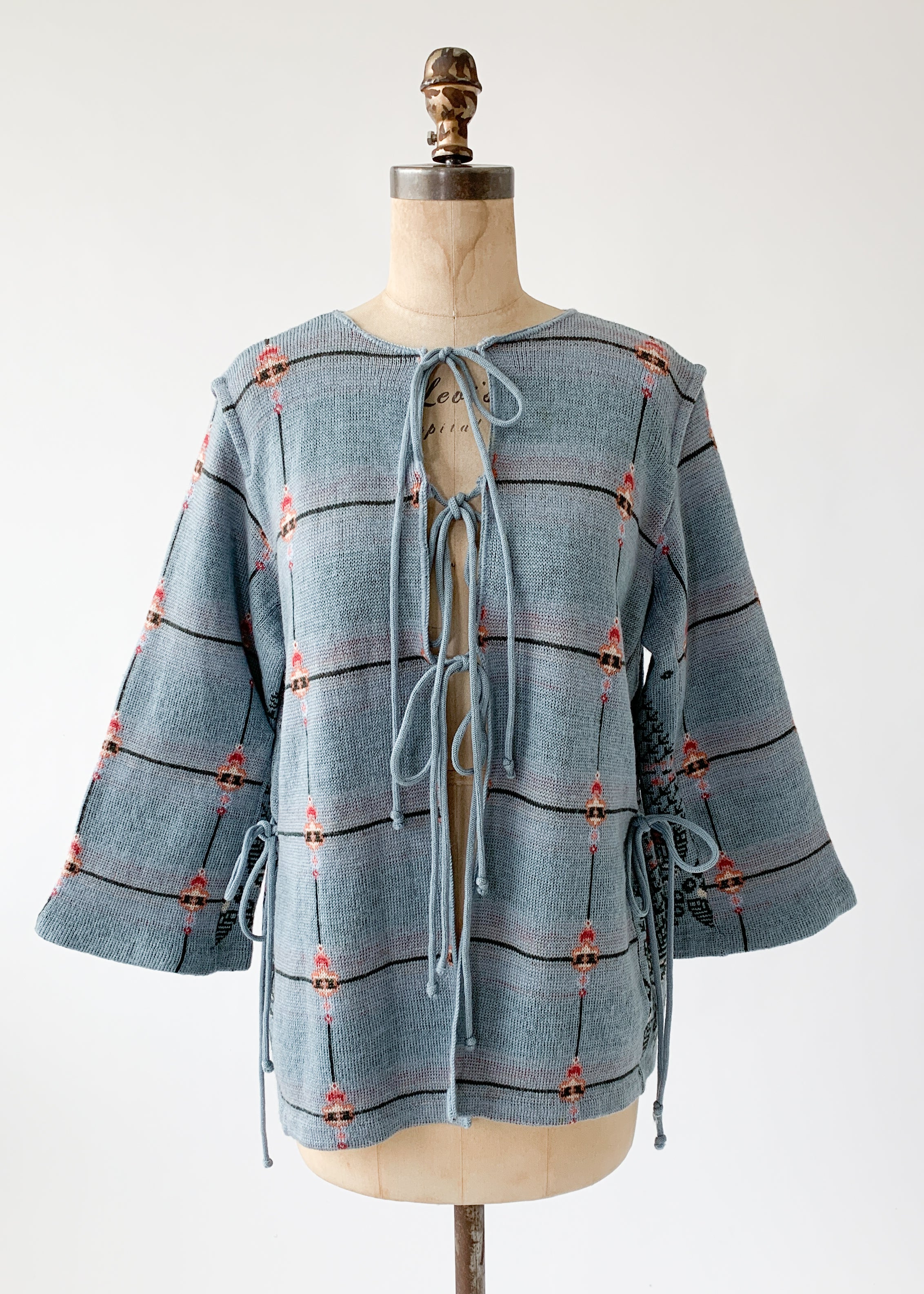 Vintage 1970s Bill Gibb Knit Cardigan