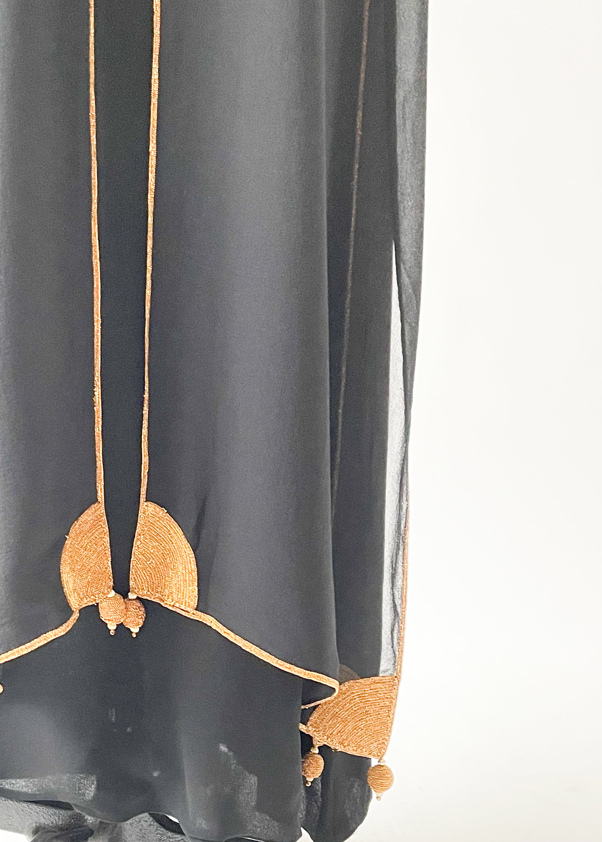Vintage 1970s Lagerfeld Chloe Silk Dress and Overcoat