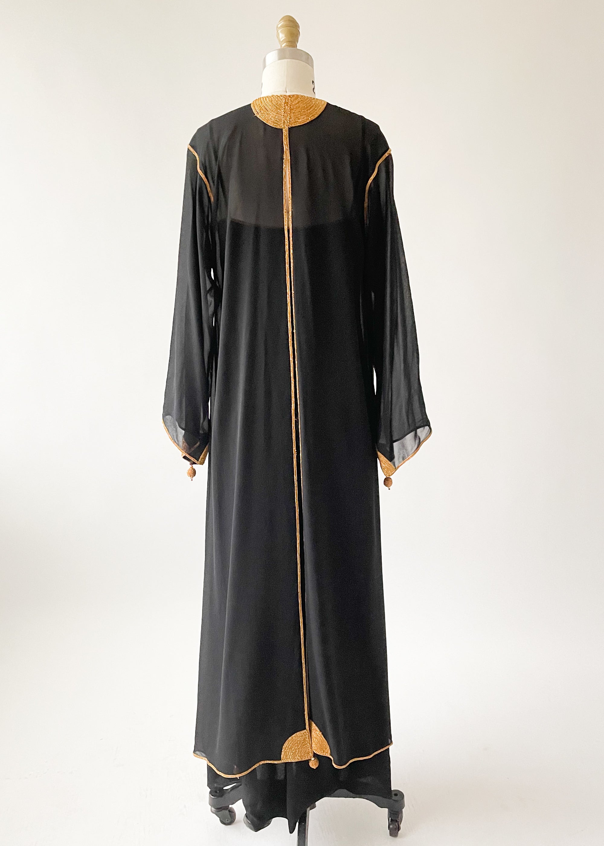 Vintage 1970s Lagerfeld Chloe Silk Dress and Overcoat