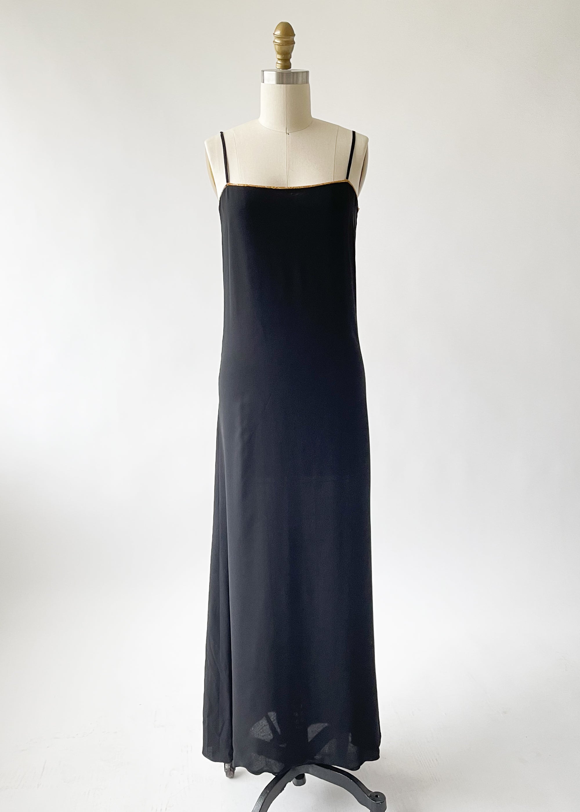 Vintage 1970s Lagerfeld Chloe Silk Dress and Overcoat