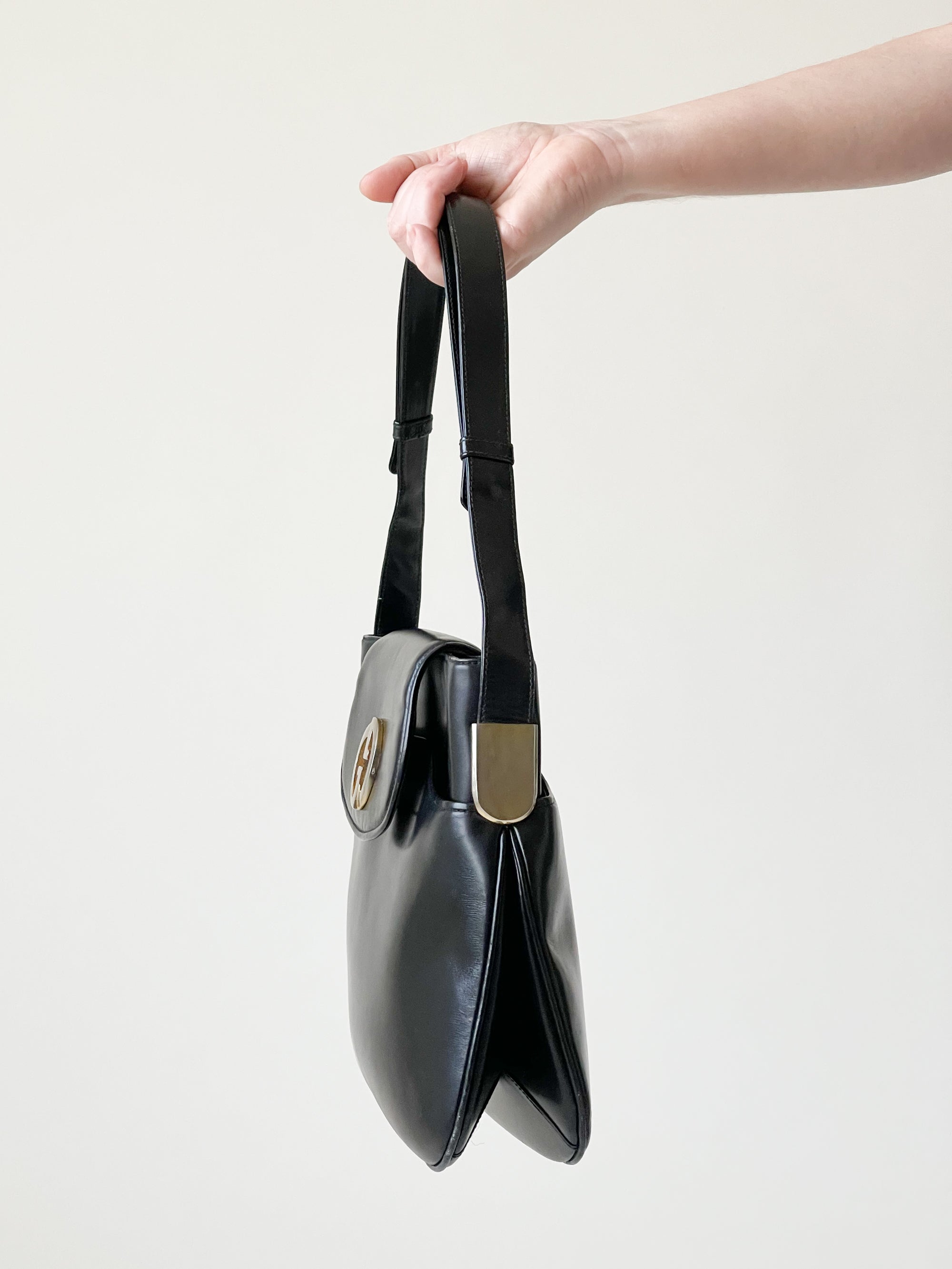 Gucci Hobo Black Bamboo Calf Leather Shoulder Bag - AWL1994 – LuxuryPromise