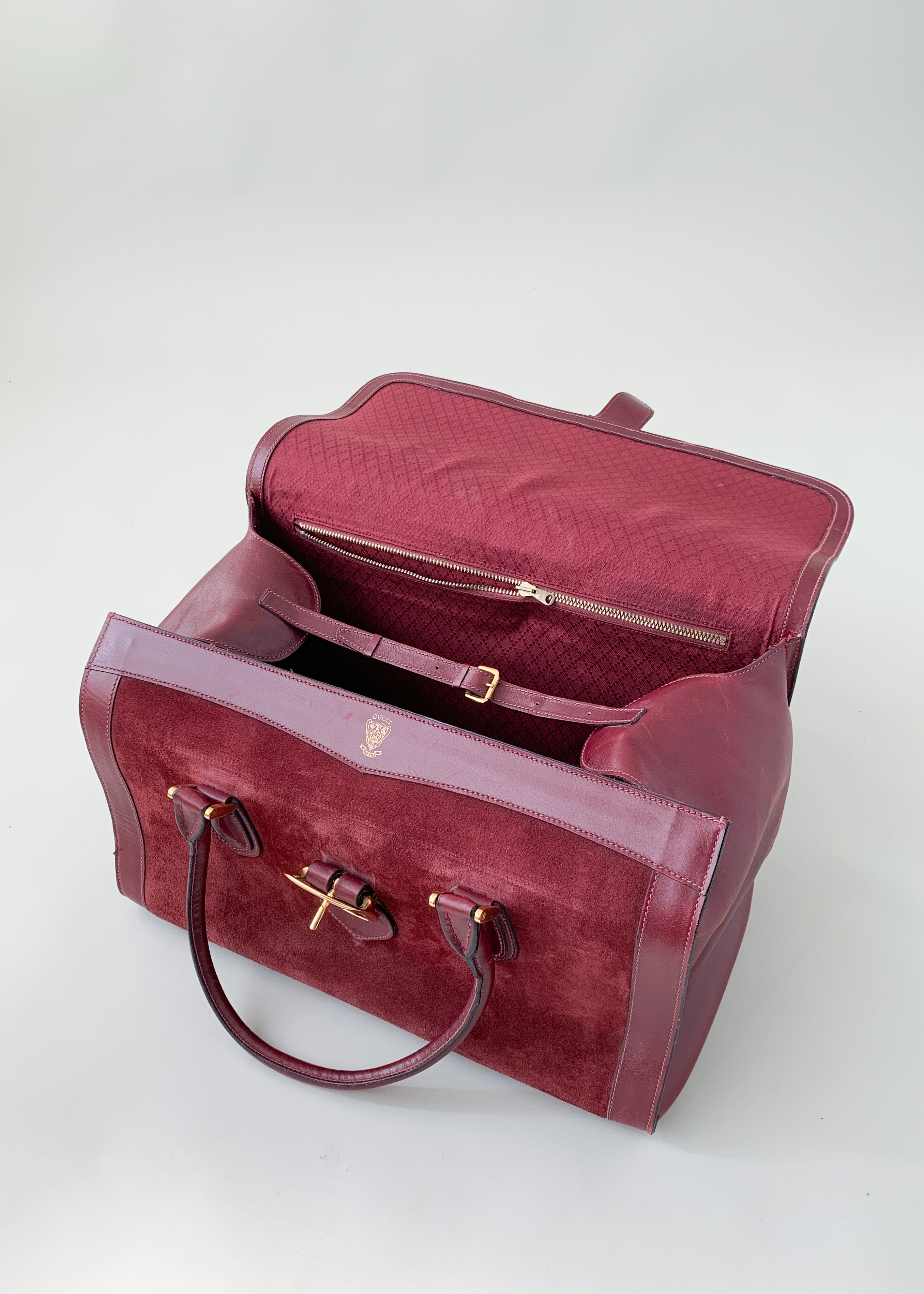 Vintage 1970s Gucci Weekender Bag