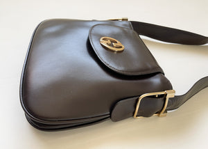 Vintage 1970s Gucci Brown Leather Purse