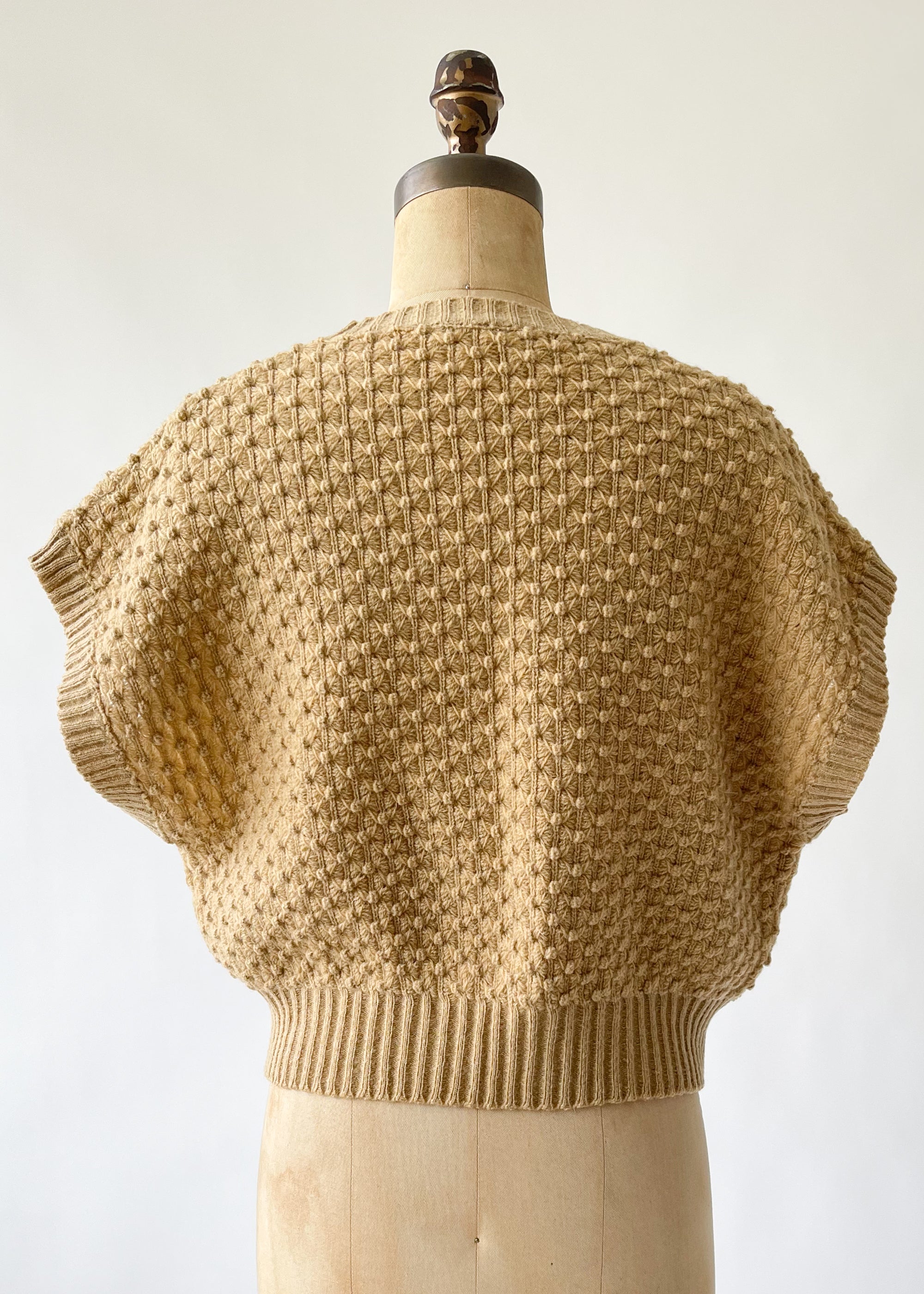 Vintage 1970s Gudule French Knit Vest