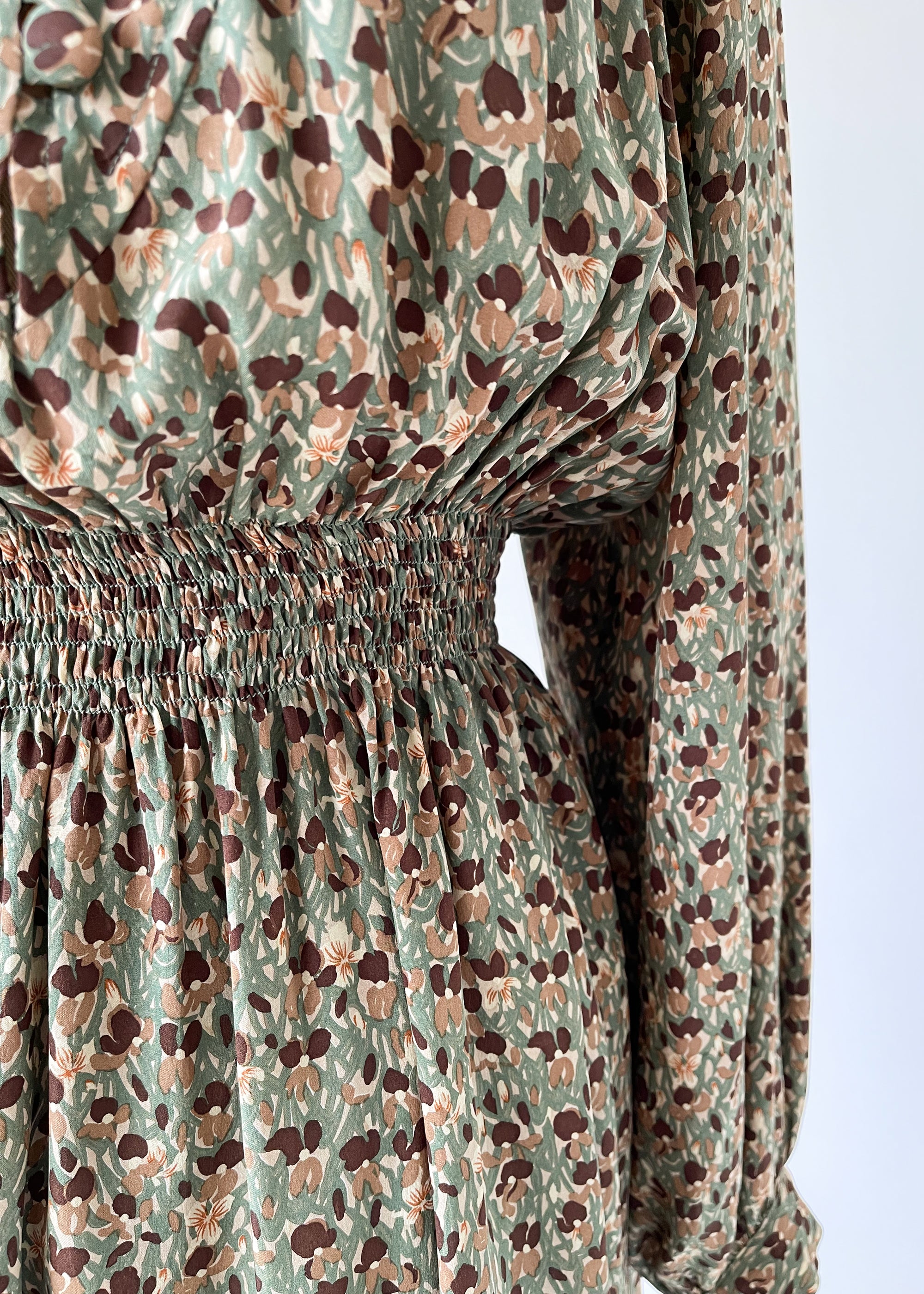 Vintage 1970s Jean Muir Silk Dress