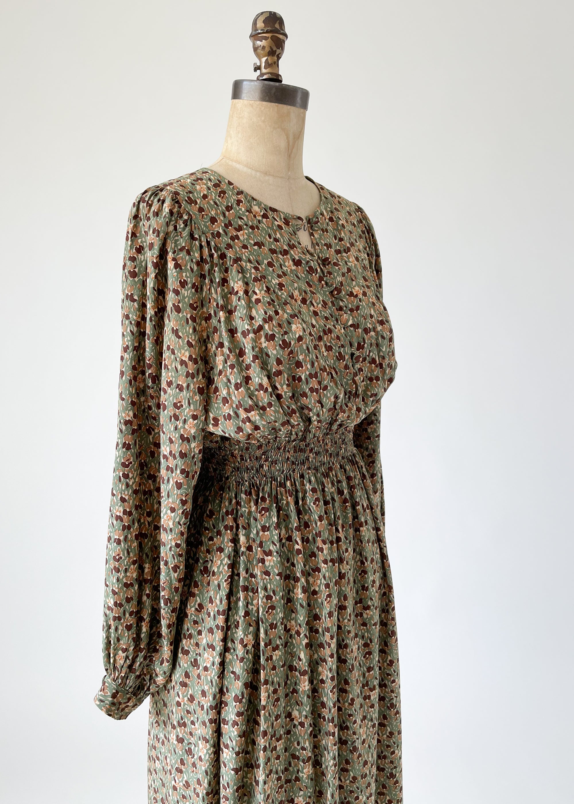 Vintage 1970s Jean Muir Silk Dress