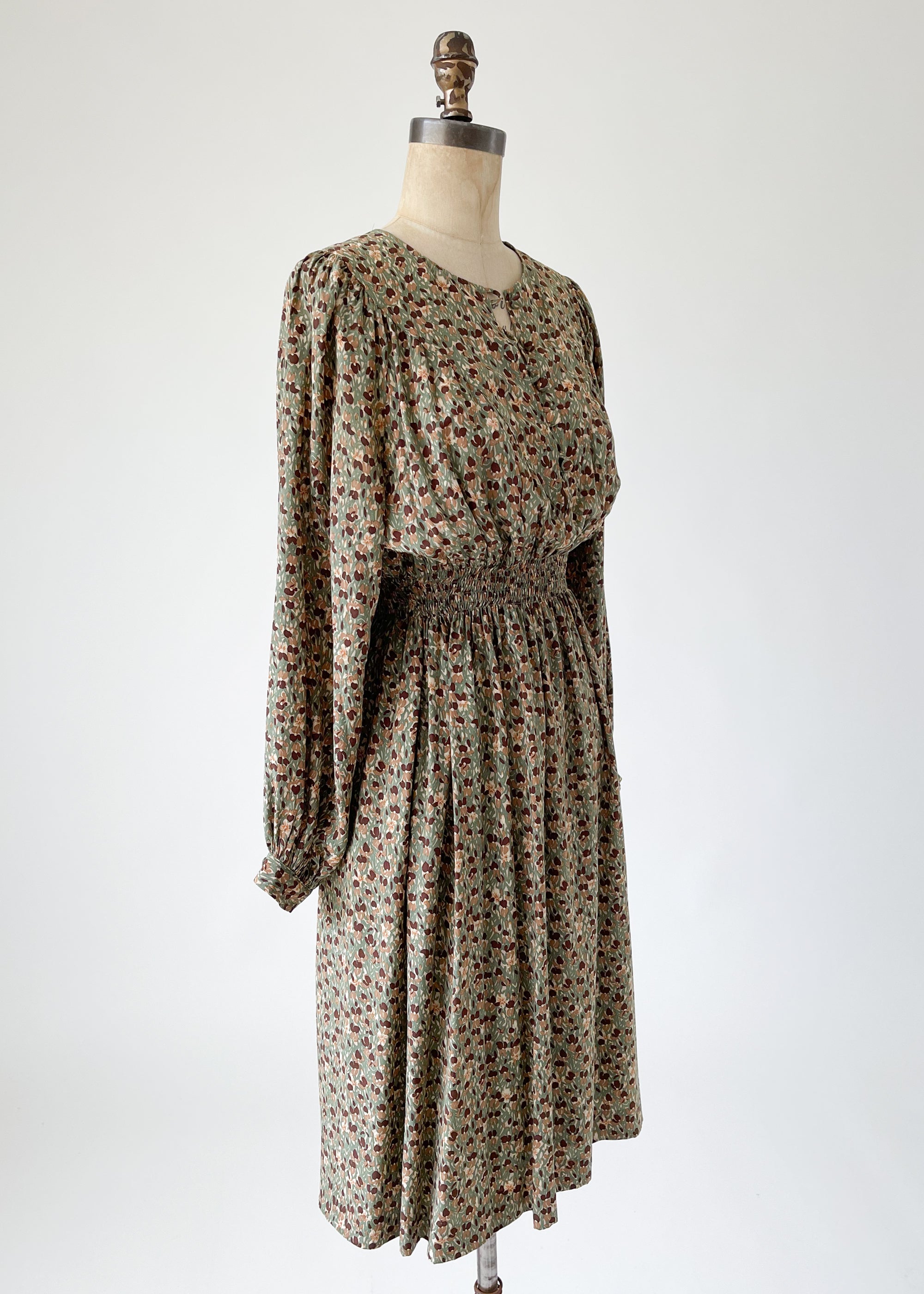 Vintage 1970s Jean Muir Silk Dress