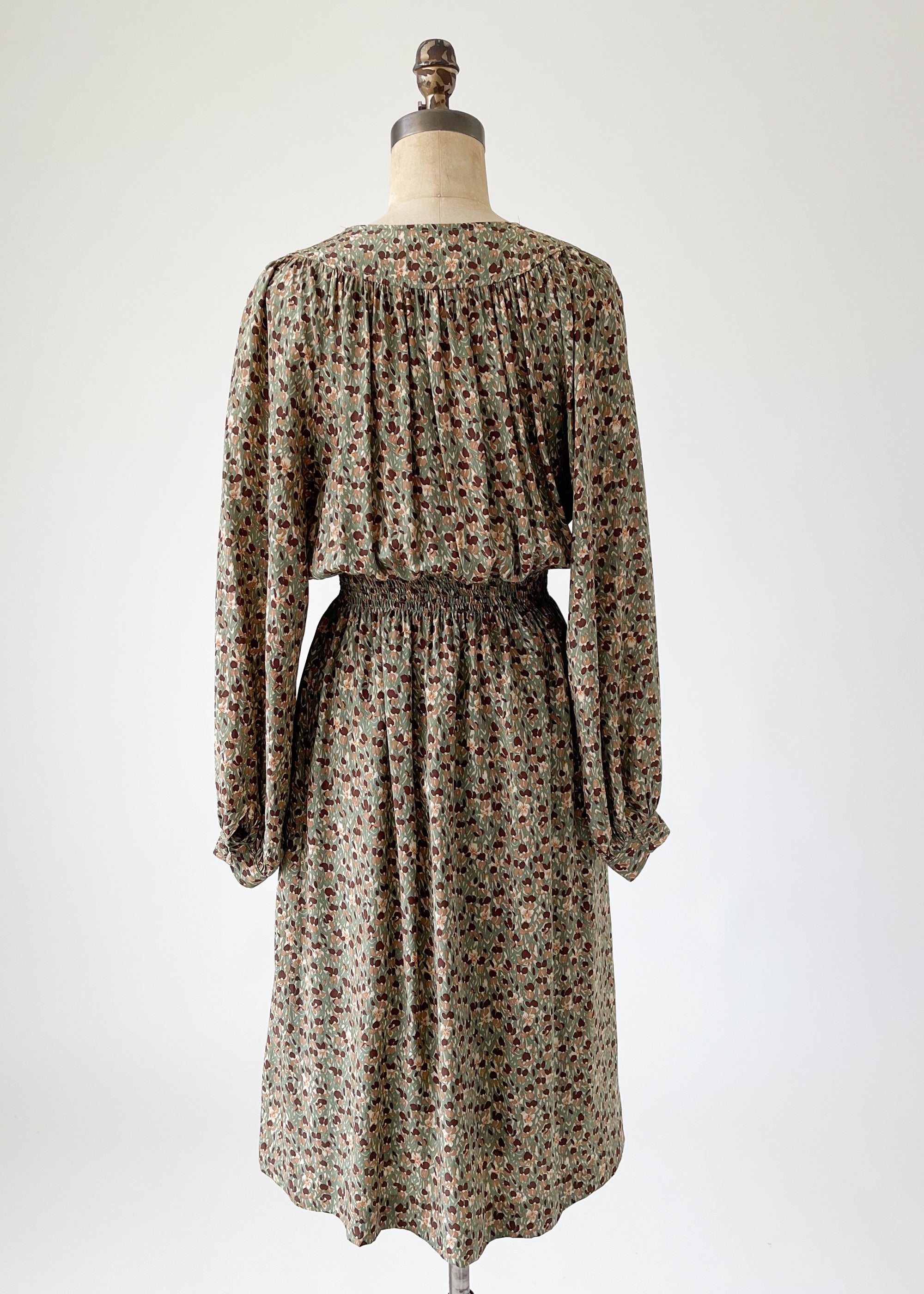 Vintage 1970s Jean Muir Silk Dress