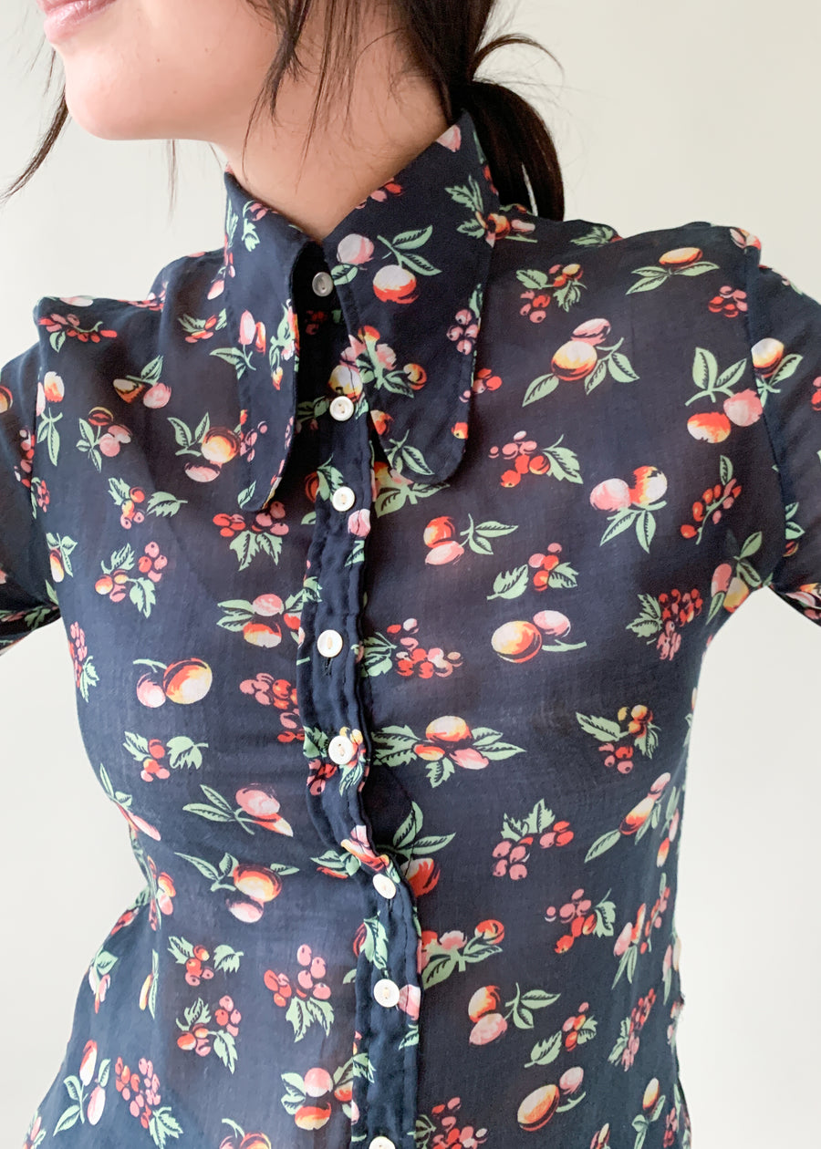 Vintage Early 1970s Jeff Banks Shirt