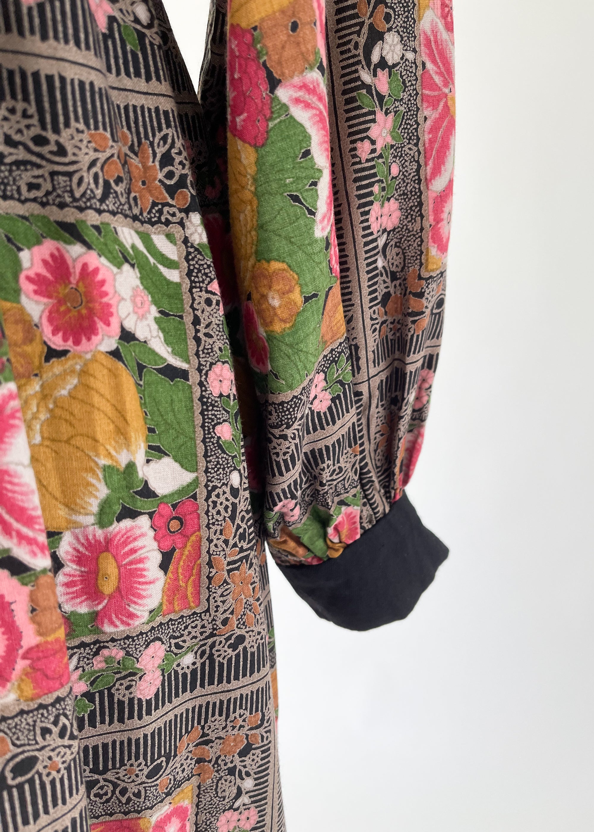 Vintage 1970s Wallis Floral Dress