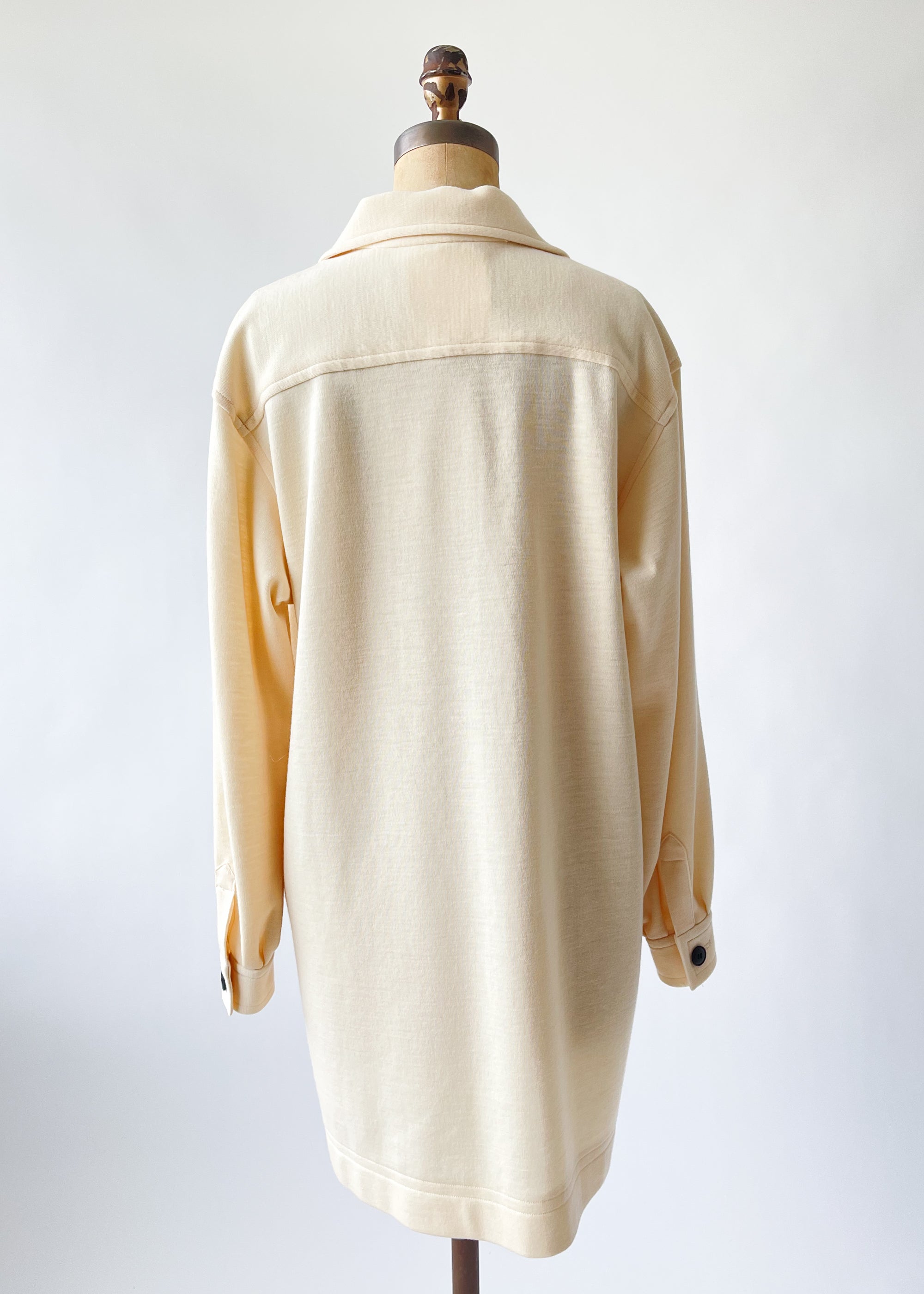 Vintage 1980s YSL Wool Tunic Dress