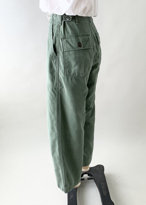 Vintage 1960s US Army Fatigue Pants - Raleigh Vintage