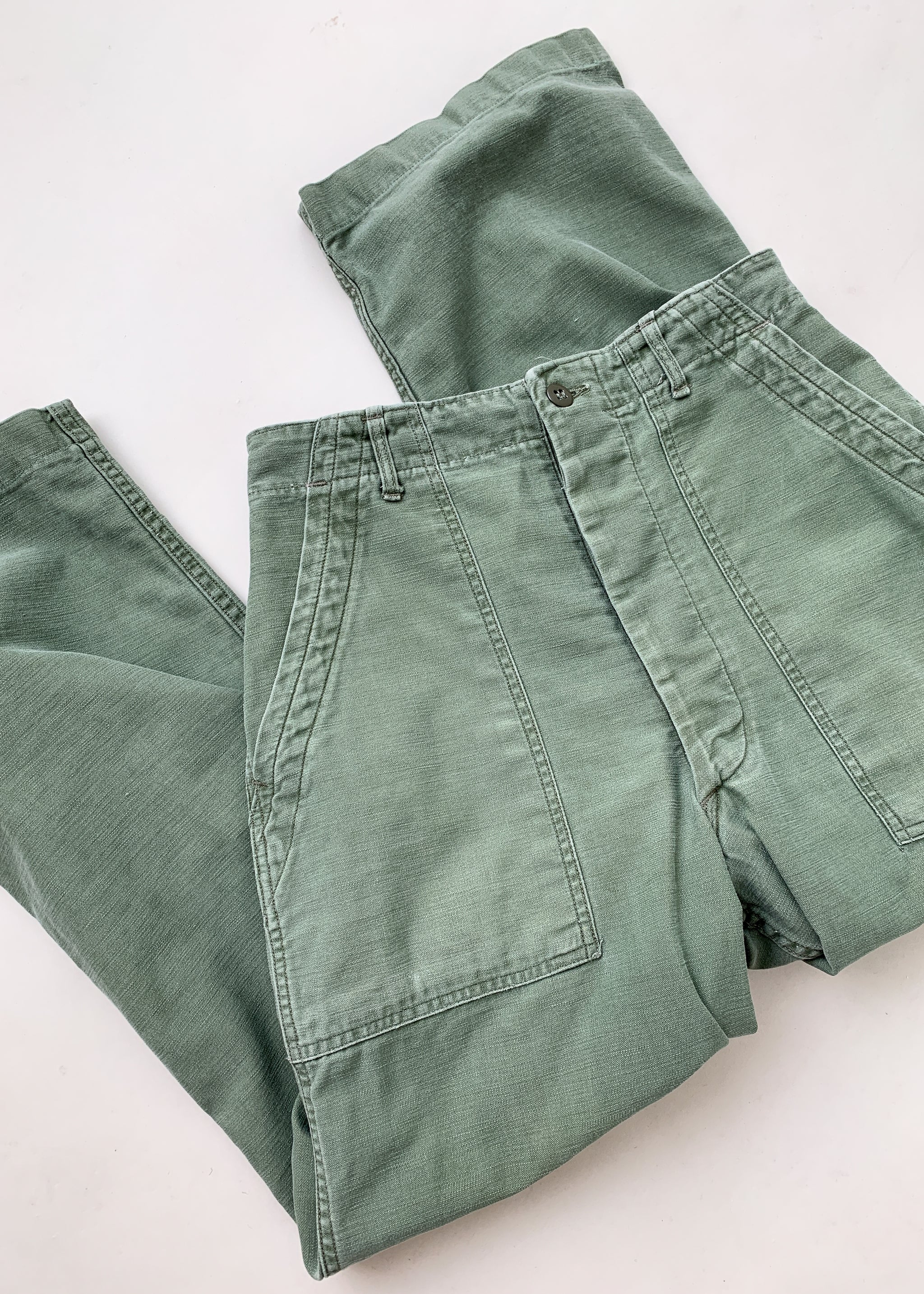 Vintage 1960s US Army Fatigue Pants - Raleigh Vintage