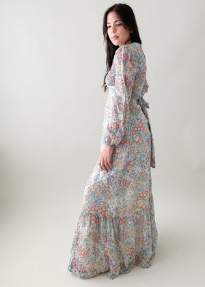 Vintage 1970s Floral Prairie Dress