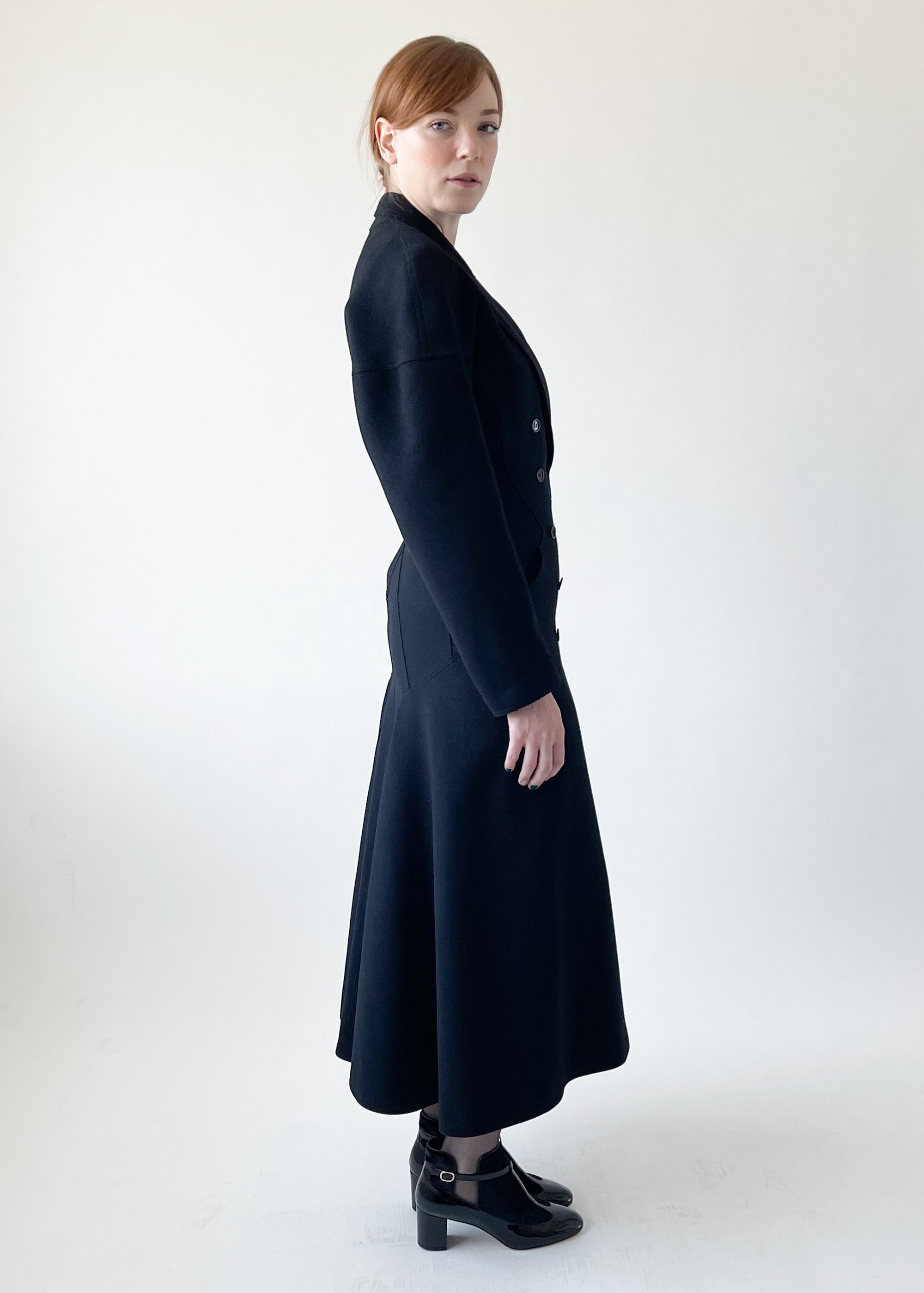 Vintage 1986 Alaia Sculptural Winter Coat