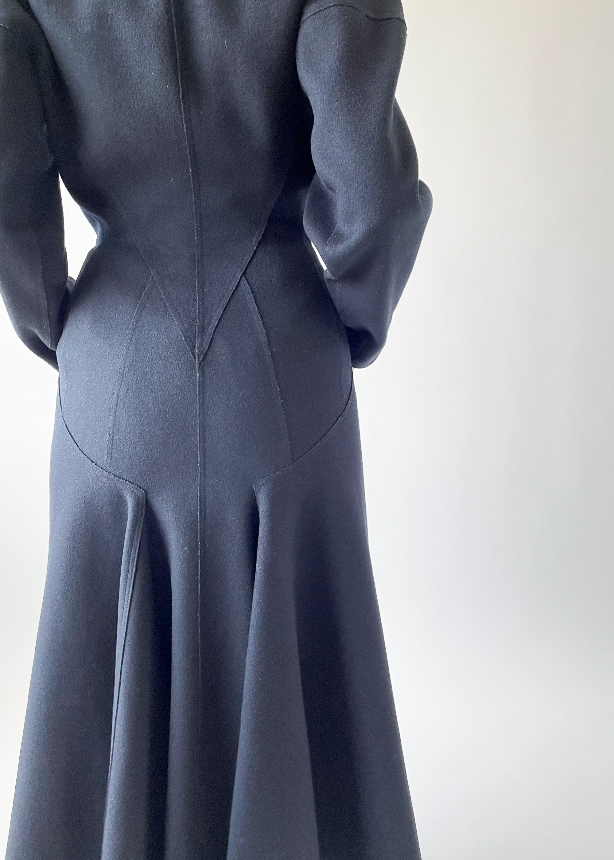 Vintage 1986 Alaia Sculptural Winter Coat