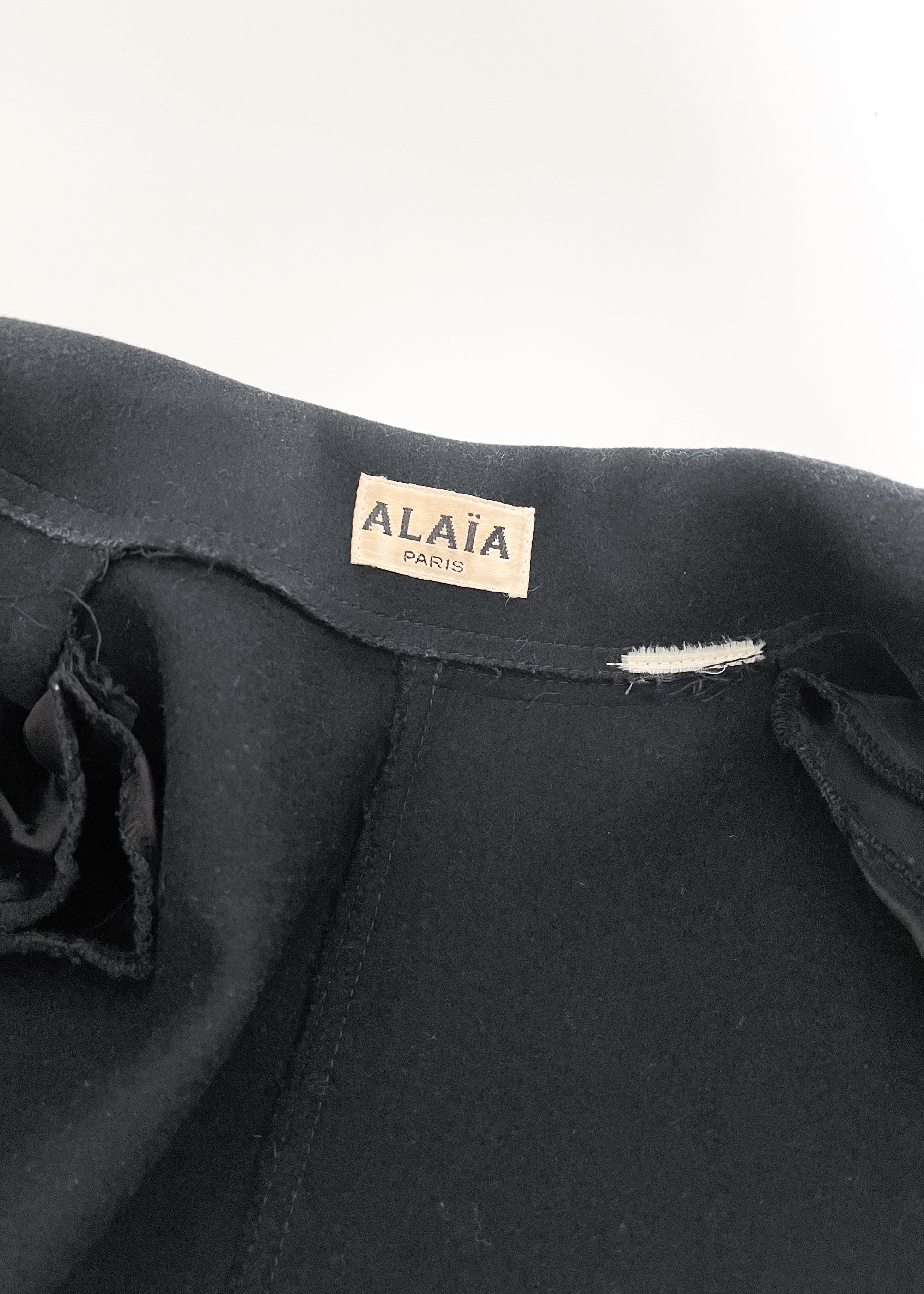 Vintage 1986 Alaia Sculptural Winter Coat