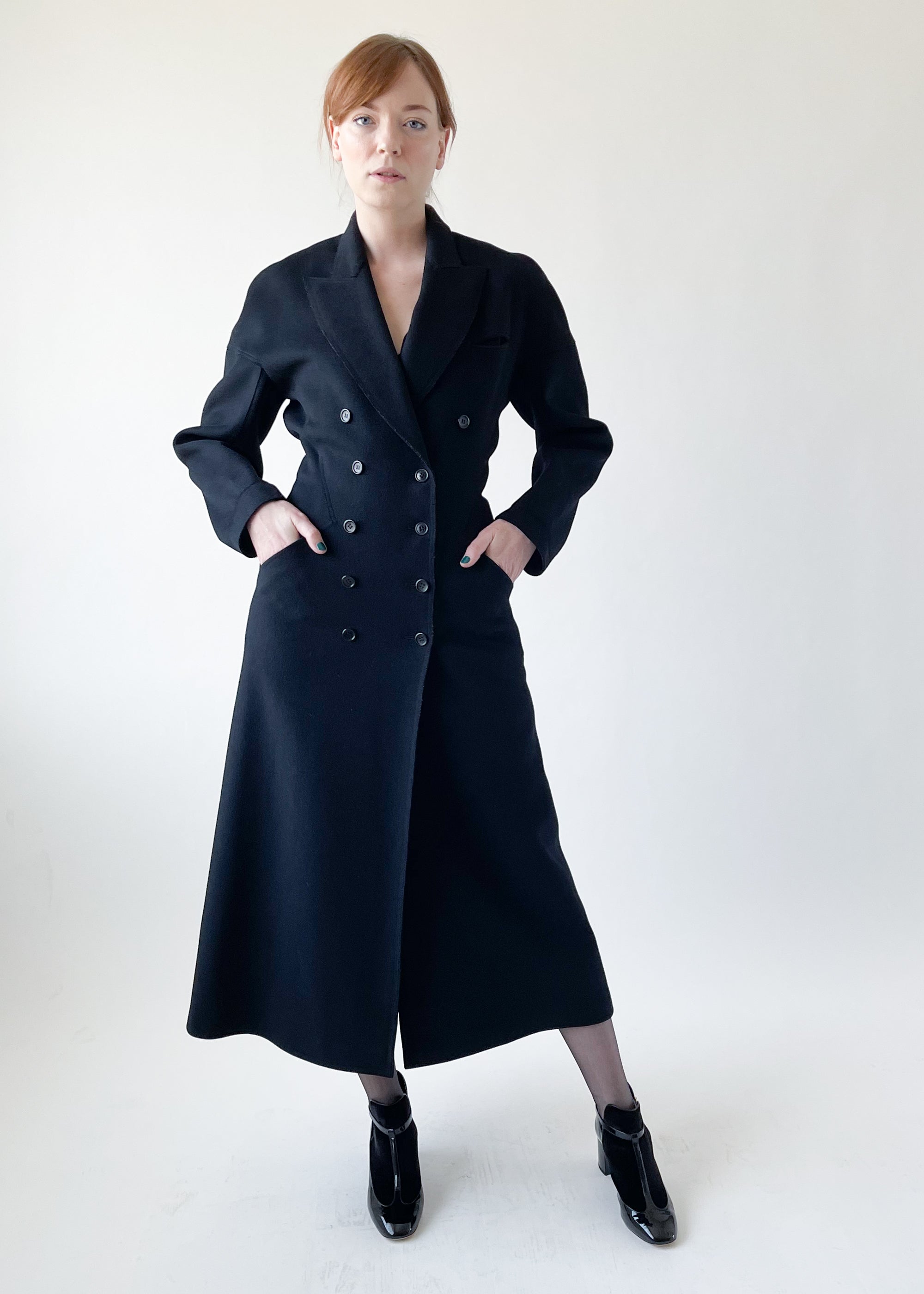 Vintage 1986 Alaia Sculptural Winter Coat