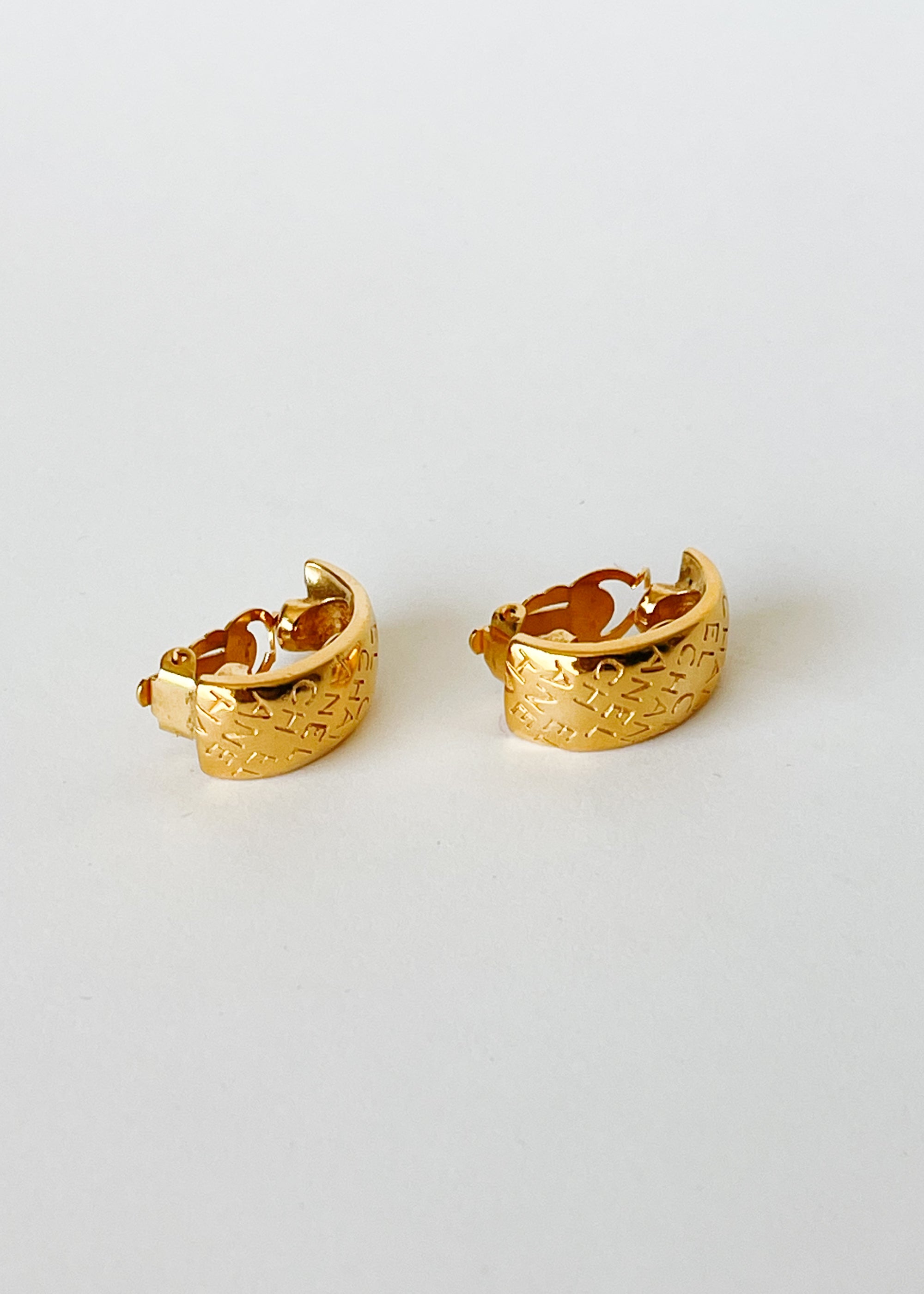Vintage 1980s Chanel Convertible Doorknocker Earrings