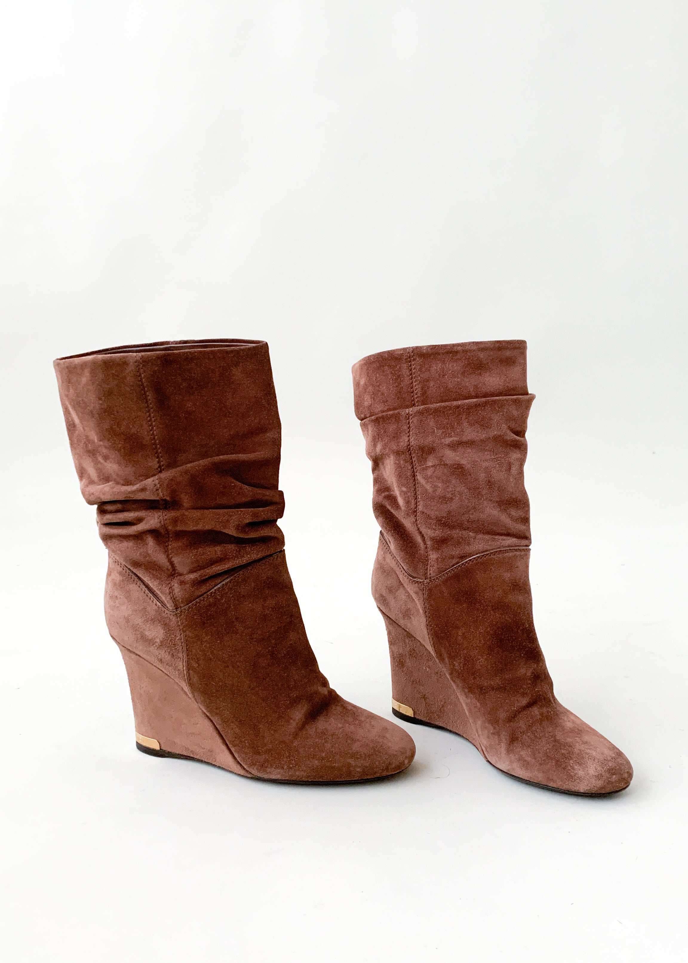 Vintage Louis Vuitton Suede Boots